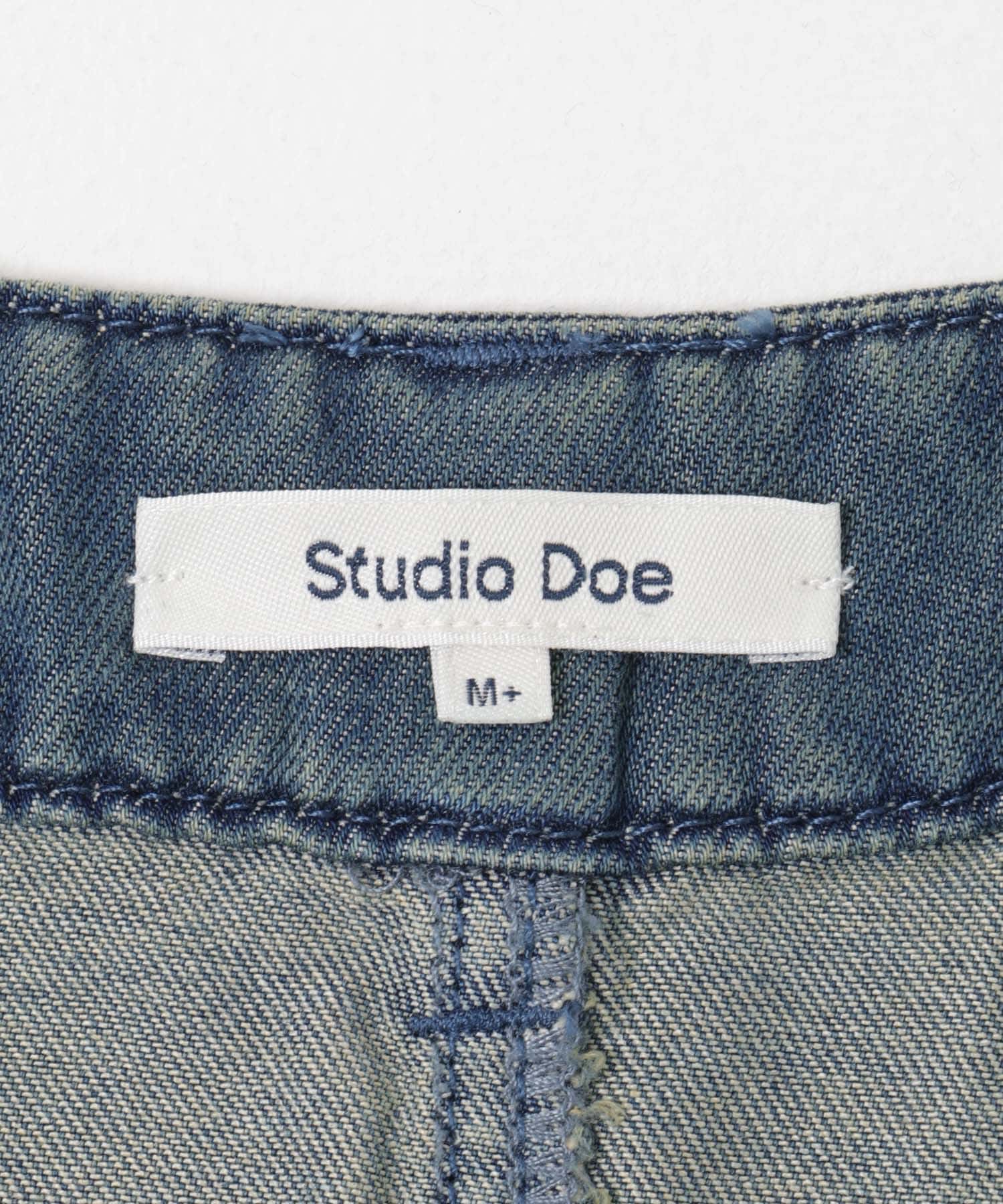 Studio Doe　A-LINE DENIM SKIRT VBLUE M+