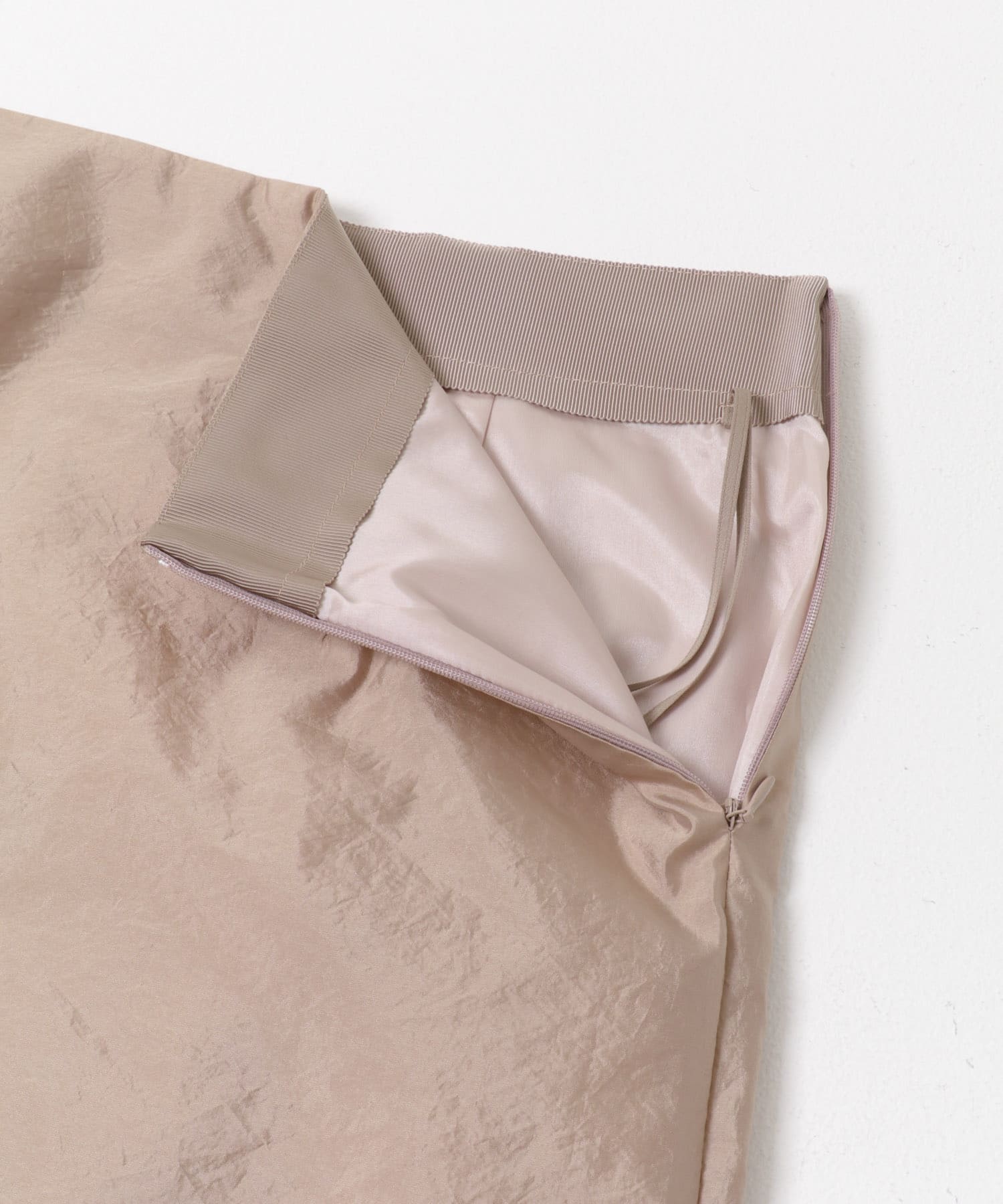 RECTO　LAYERED DETAIL MIDI SKIRT SEPIABEIGE S