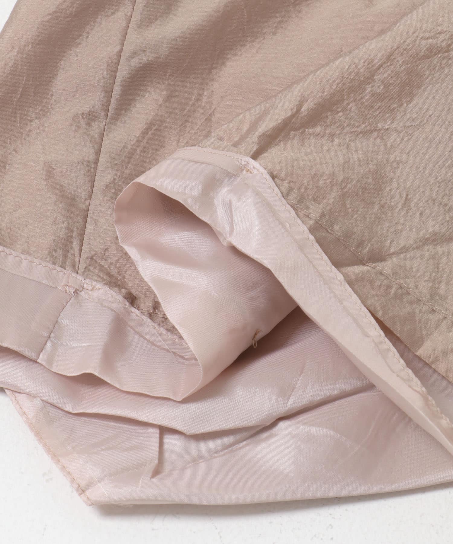 RECTO　LAYERED DETAIL MIDI SKIRT SEPIABEIGE S