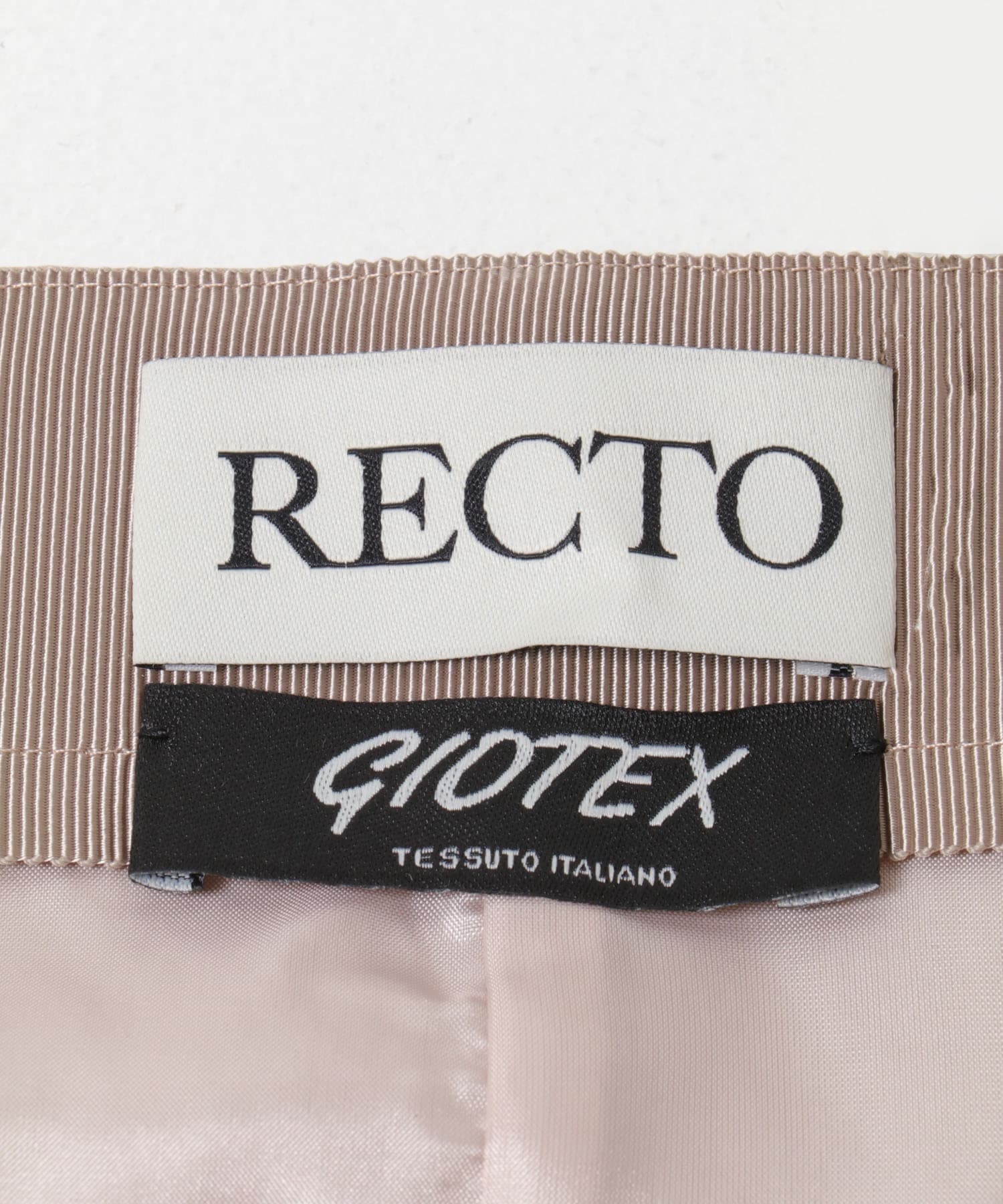 RECTO　LAYERED DETAIL MIDI SKIRT SEPIABEIGE S