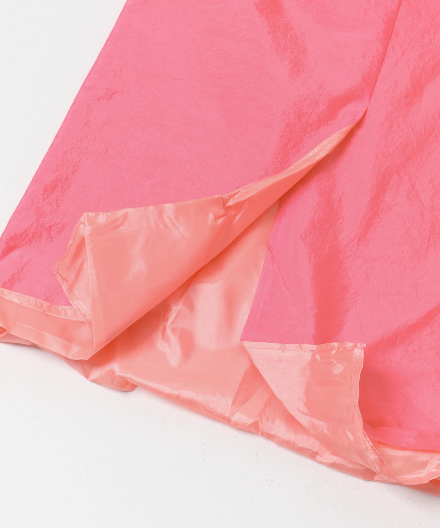 RECTO　LAYERED DETAIL MIDI SKIRT PINK S