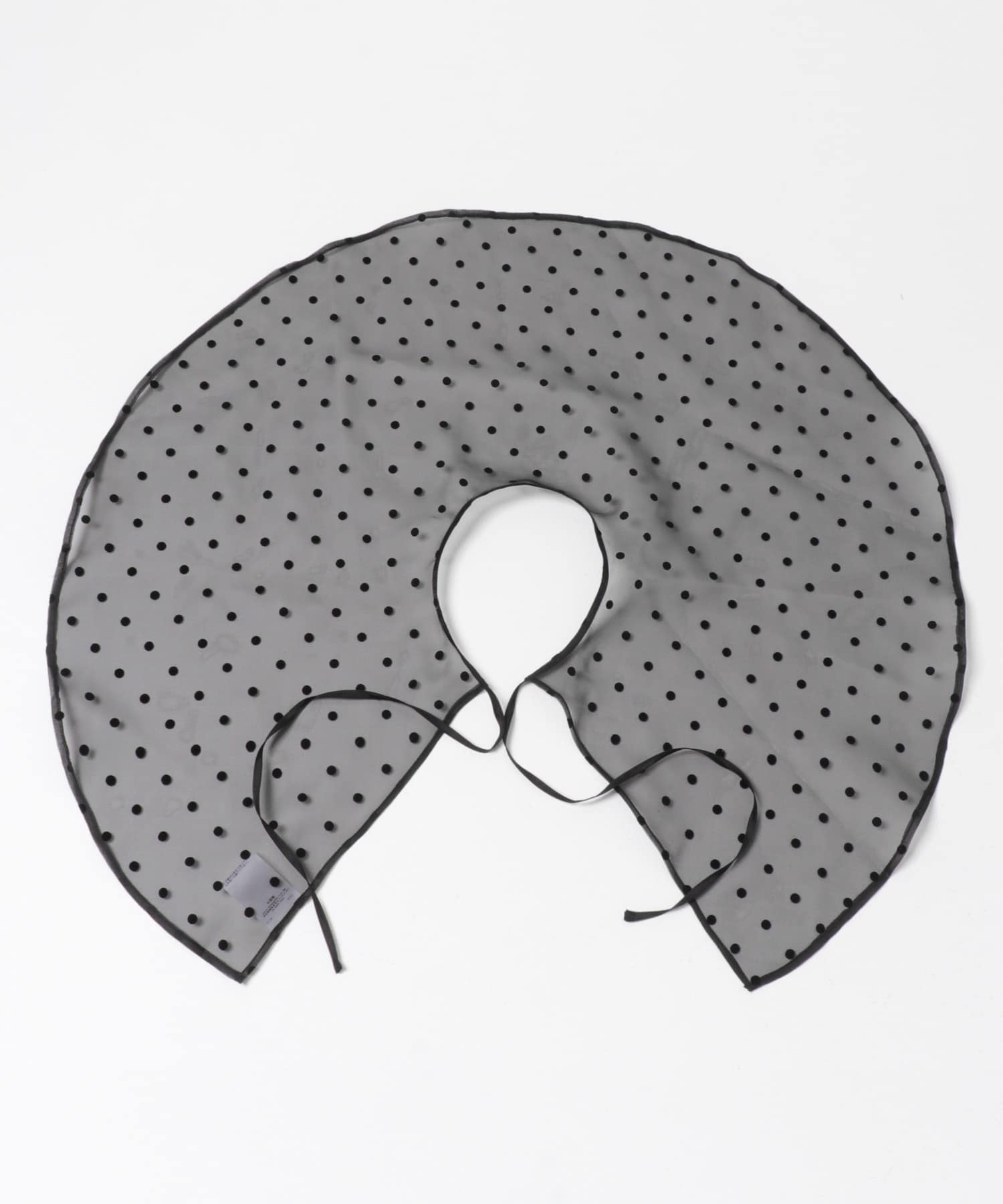 GANNI　FLOCKED ORGANZA DRESS BLACK 36