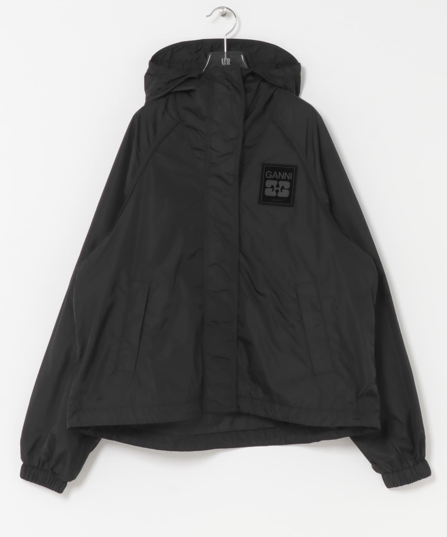 GANNI FLYWEIGHT NYLON JACKET(S/M BLACK): アウター｜URBAN RESEARCH