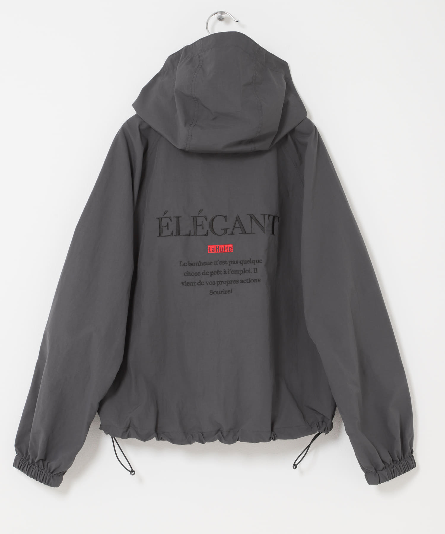 『別注』La Hutte×URBAN RESEARCH　ナイロンブルゾン CHARCOAL Free