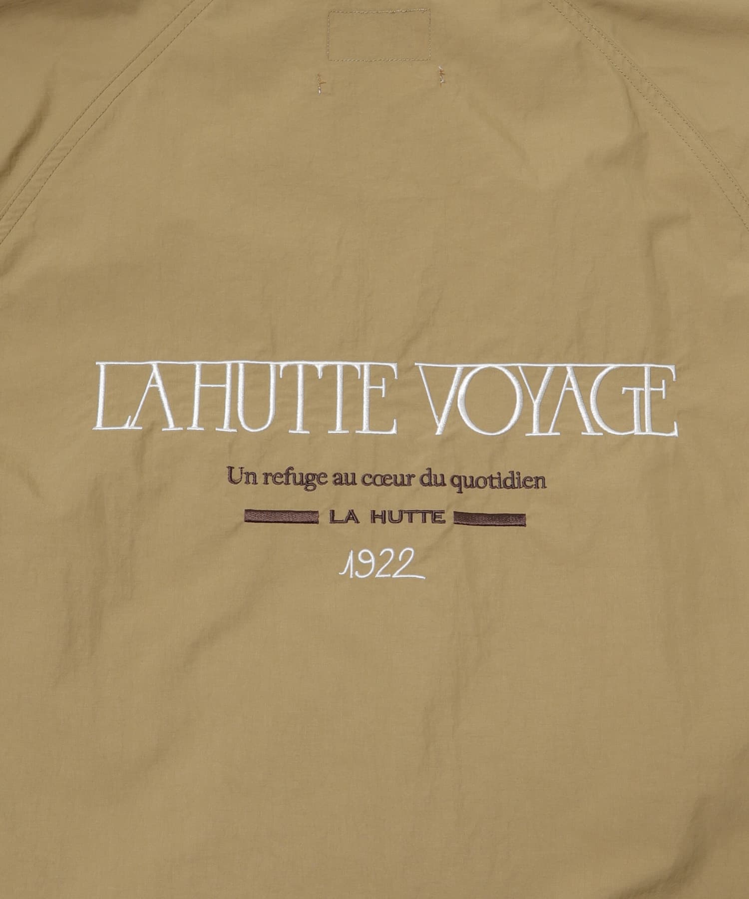 『別注』La Hutte×URBAN RESEARCH　ナイロンブルゾン BROWN Free