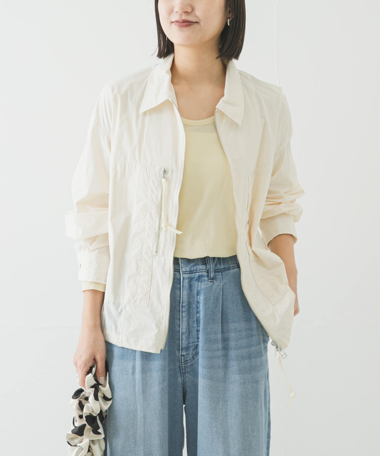 Product Twelve　ZIP UP UTILITY SHIRT