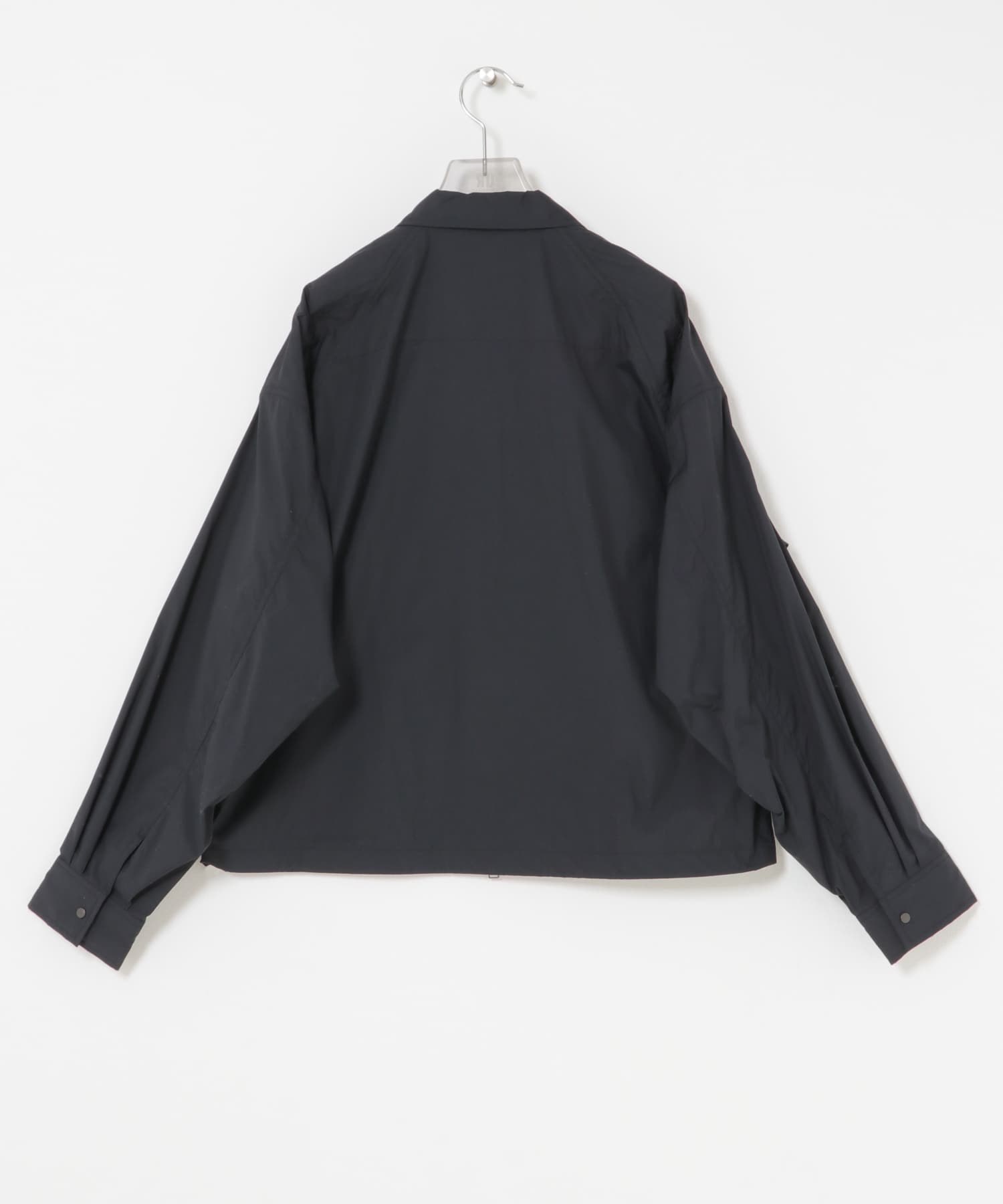 Product Twelve　ZIP UP UTILITY SHIRT BLACK 2