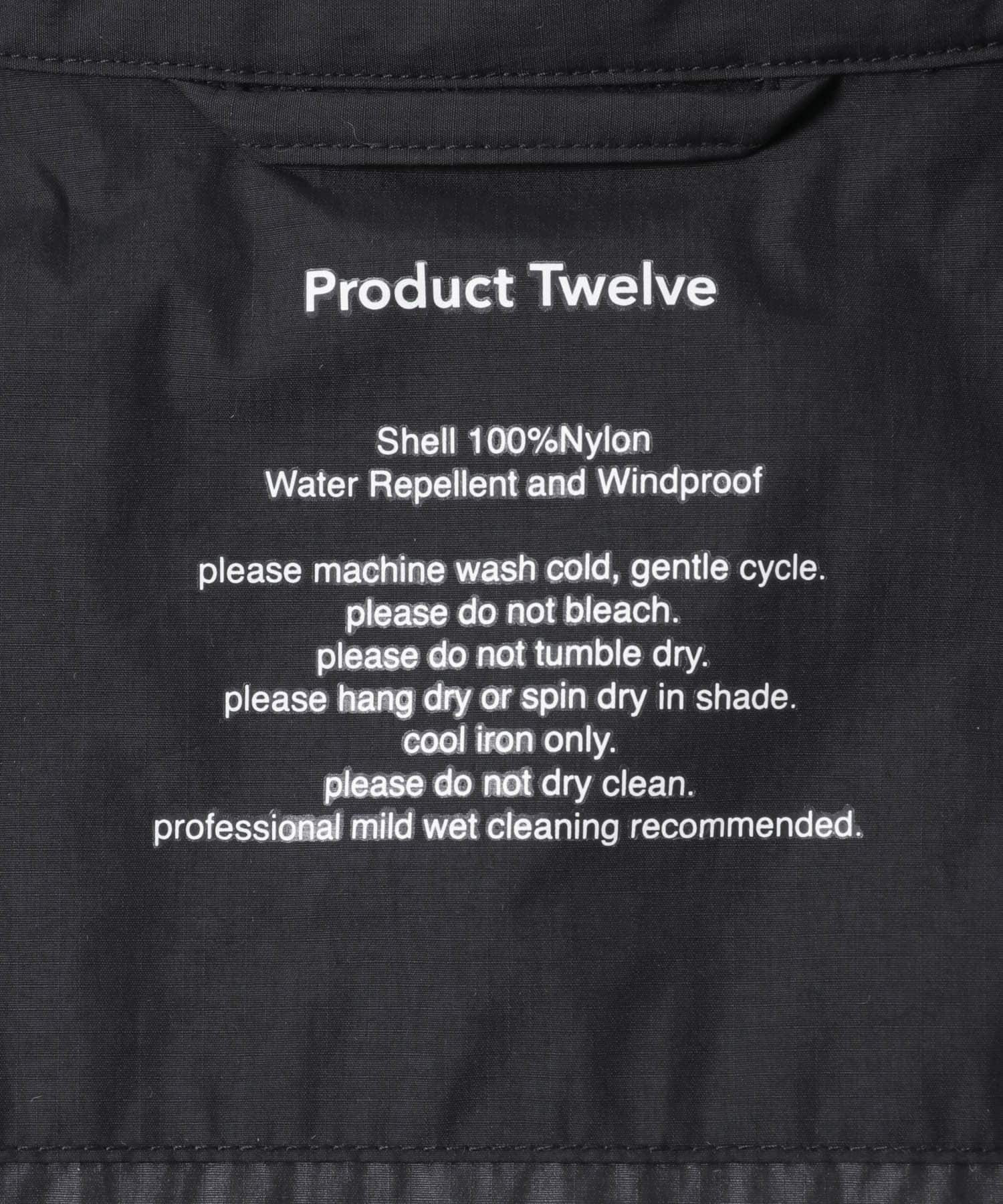 Product Twelve　ZIP UP UTILITY SHIRT BLACK 2