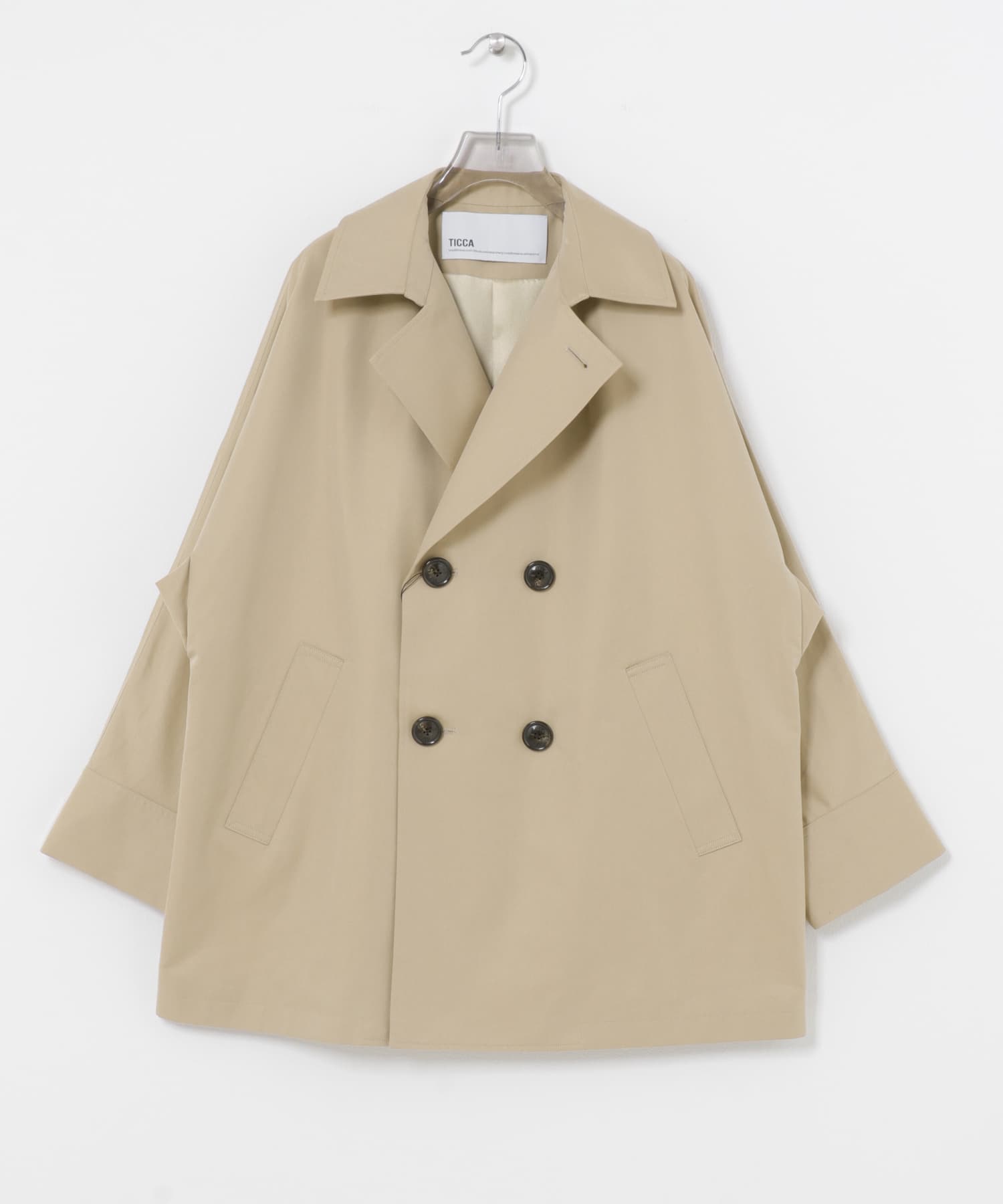 TICCA　MINI テントトレンチコート BEIGE 1