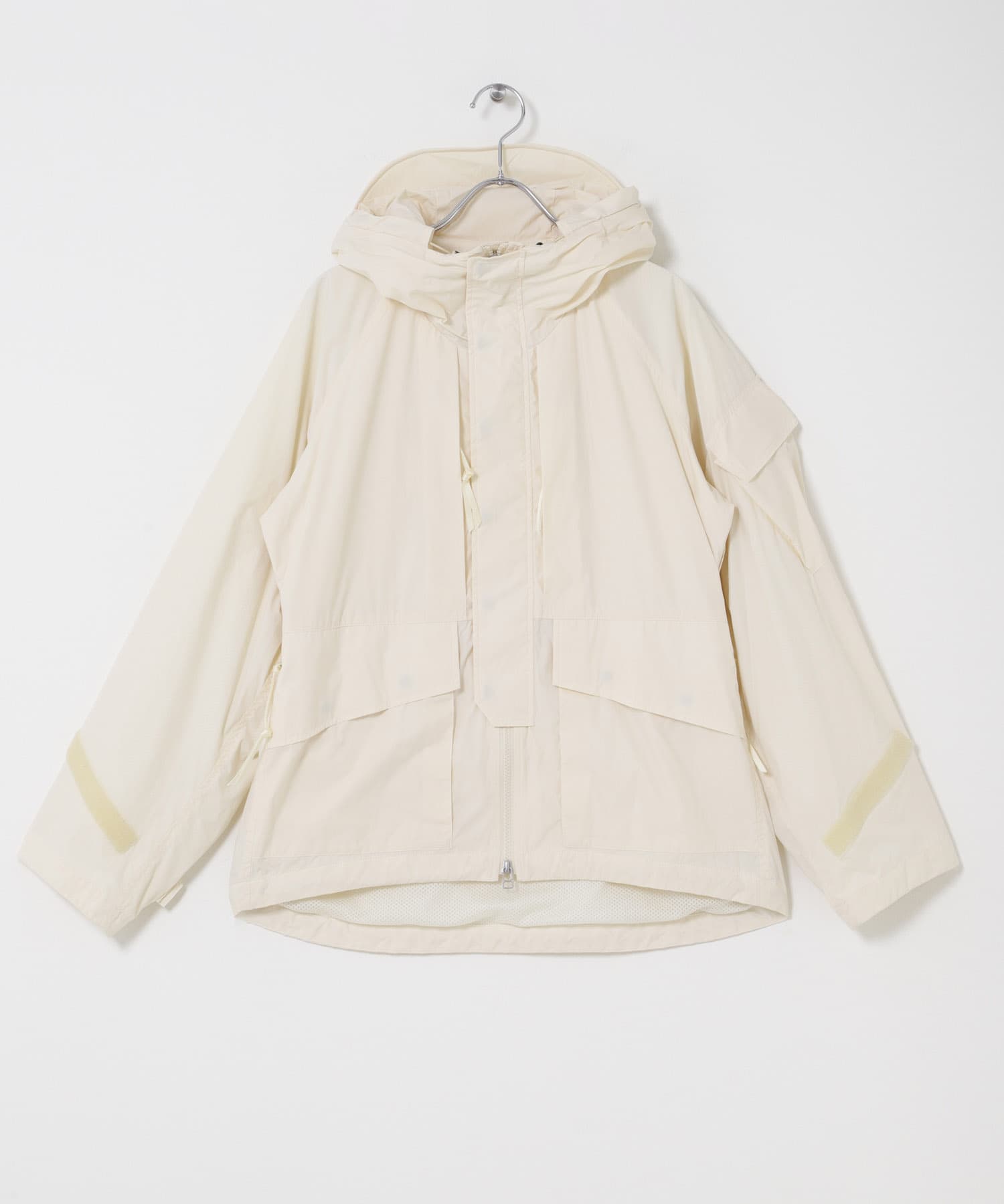 Product Twelve　P12 RAIN JACKET ECRU 1