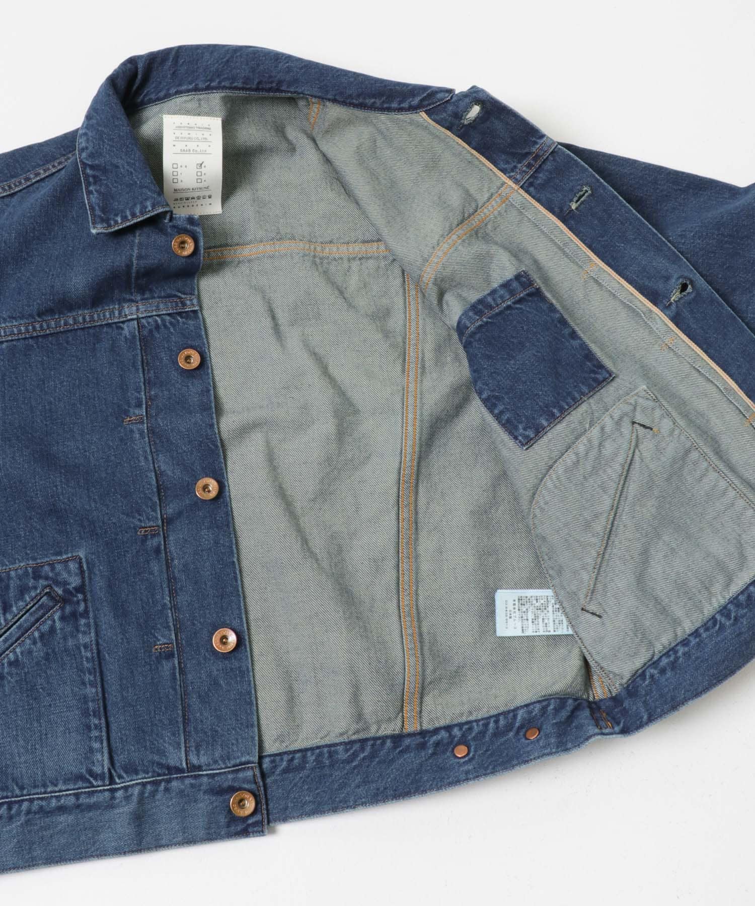 KURO　SELVEDGE VOYAGE DENIM JACKET F INDGO S