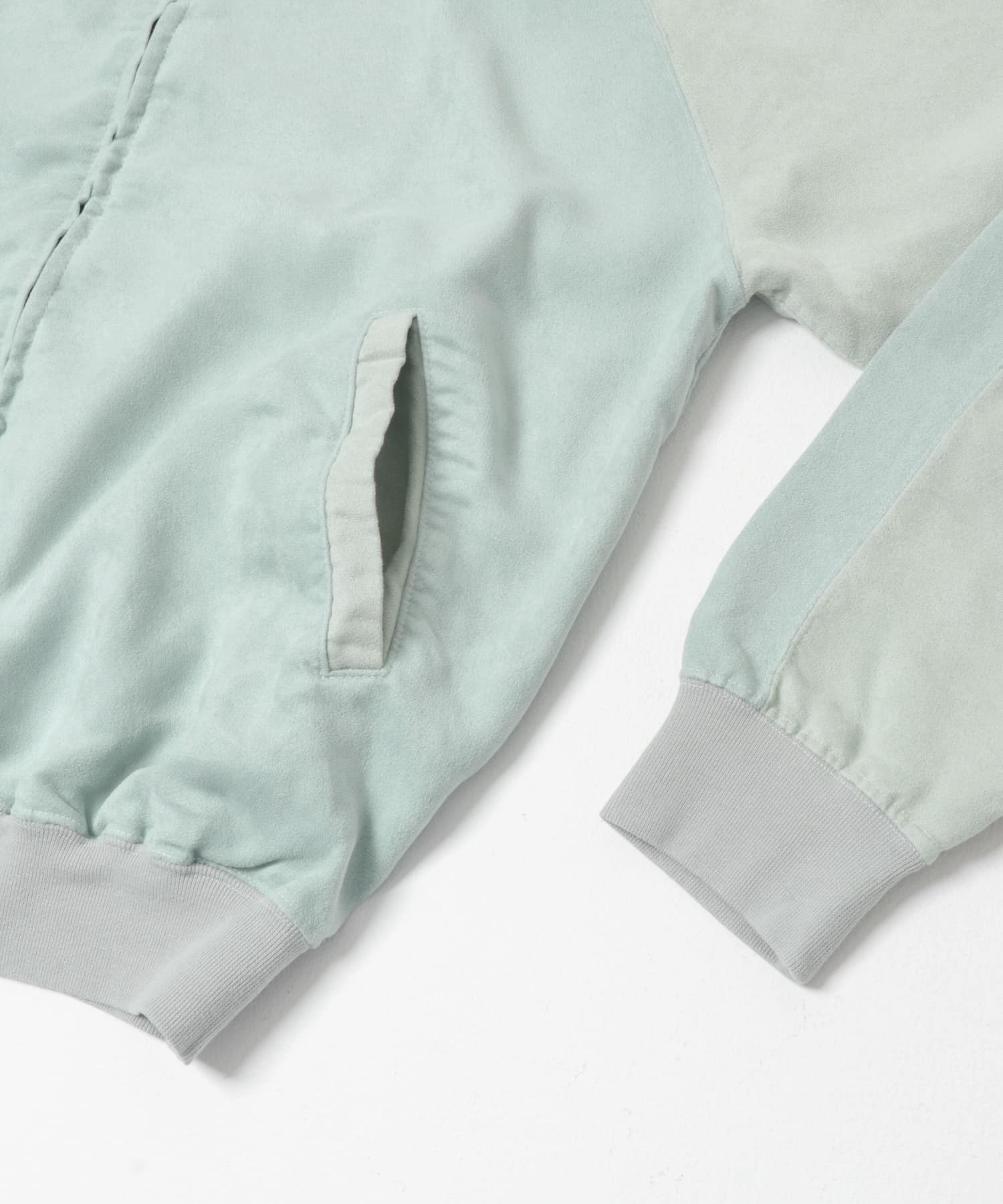 REMI RELIEF　エコスウェードラグランZIP JACKET SAX S