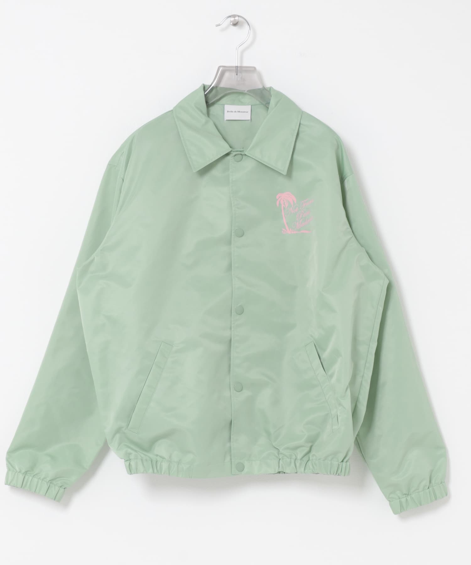 Drole de Monsieur　VESTE SLOGAN PALMIER