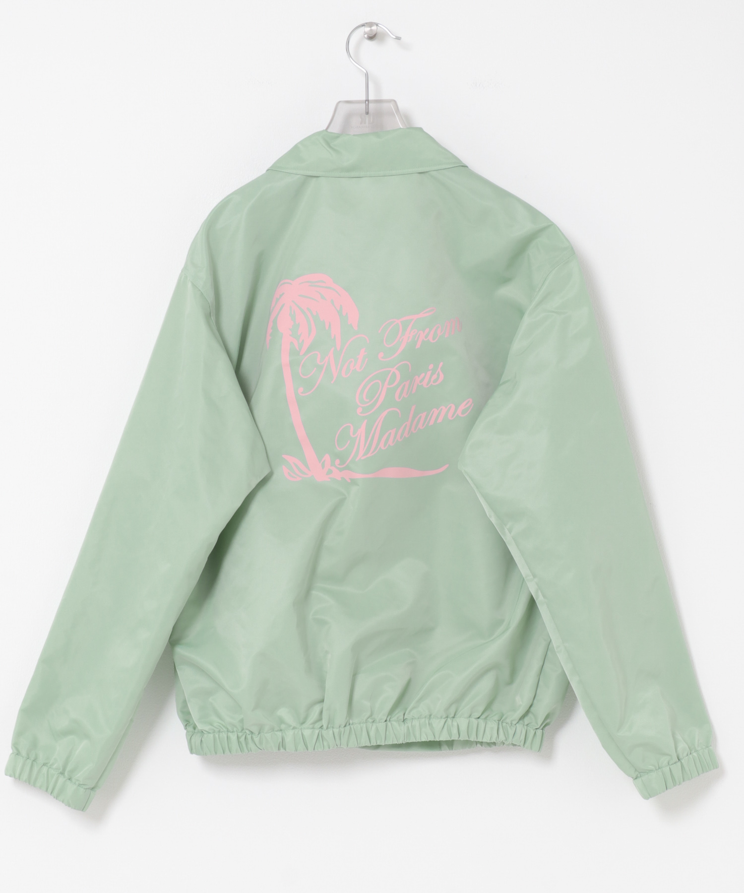 Drole de Monsieur　VESTE SLOGAN PALMIER WATERGREEN XS