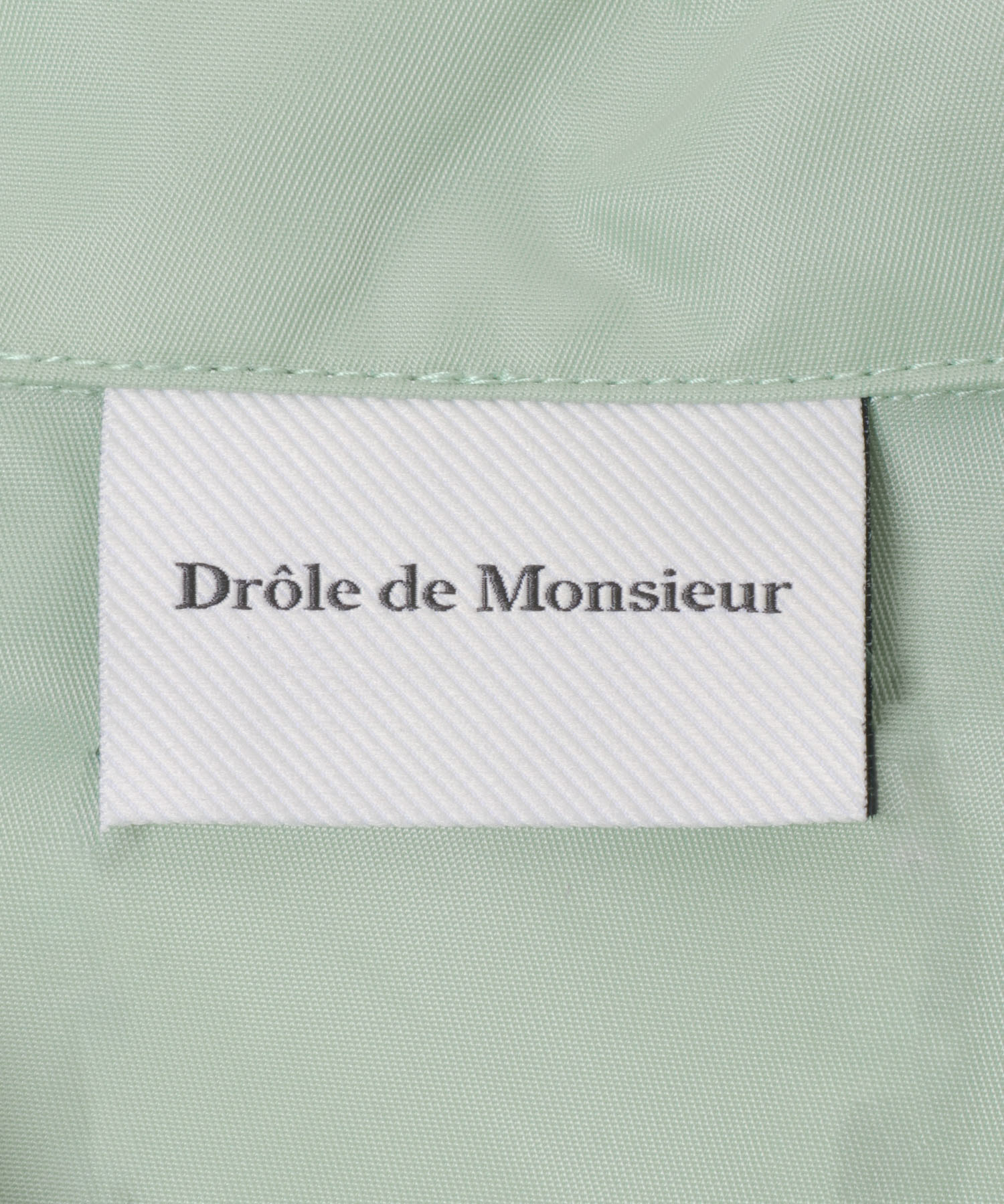 Drole de Monsieur　VESTE SLOGAN PALMIER WATERGREEN XS
