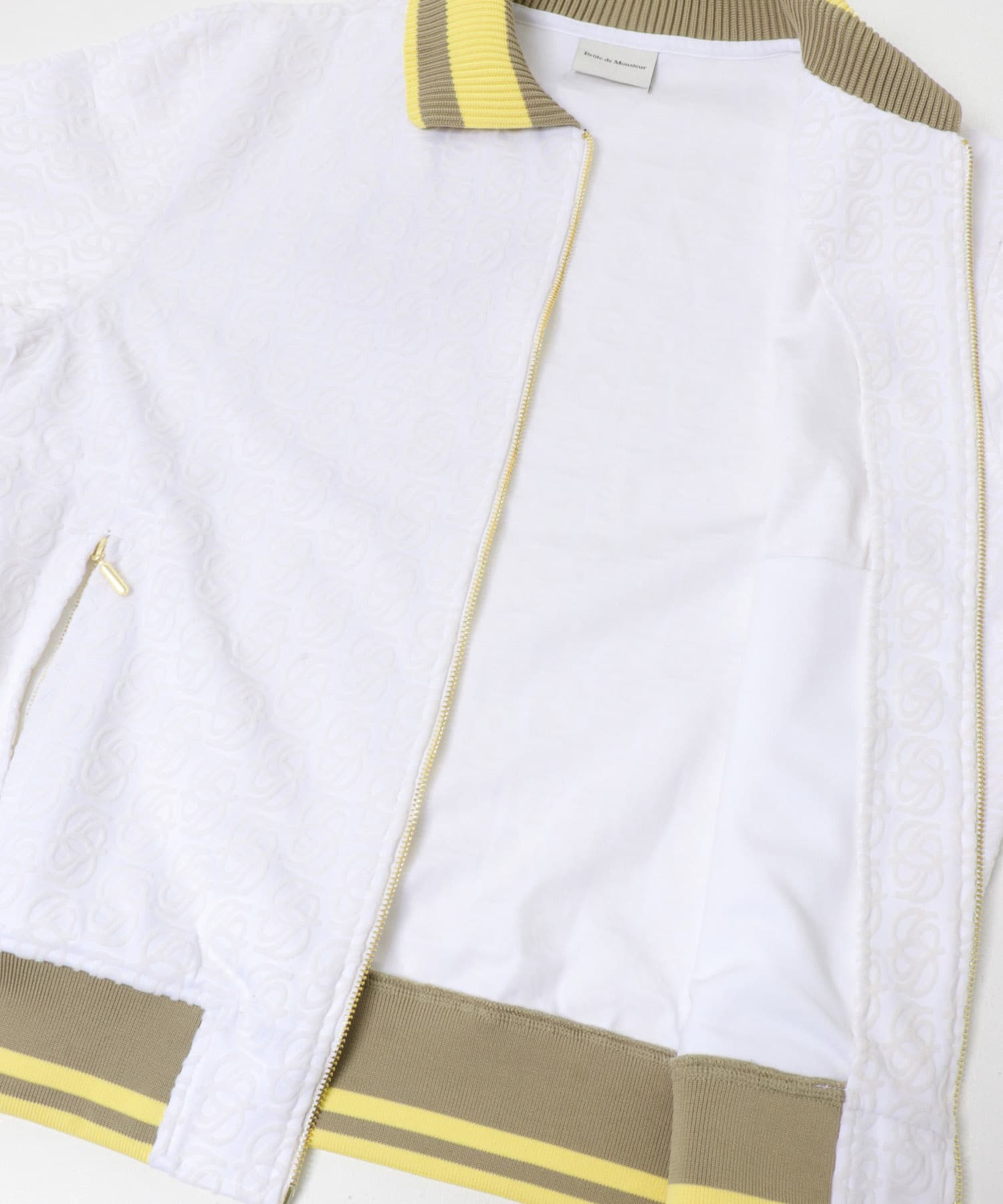 Drole de Monsieur　VESTE SURVETEMENT WHITE XS