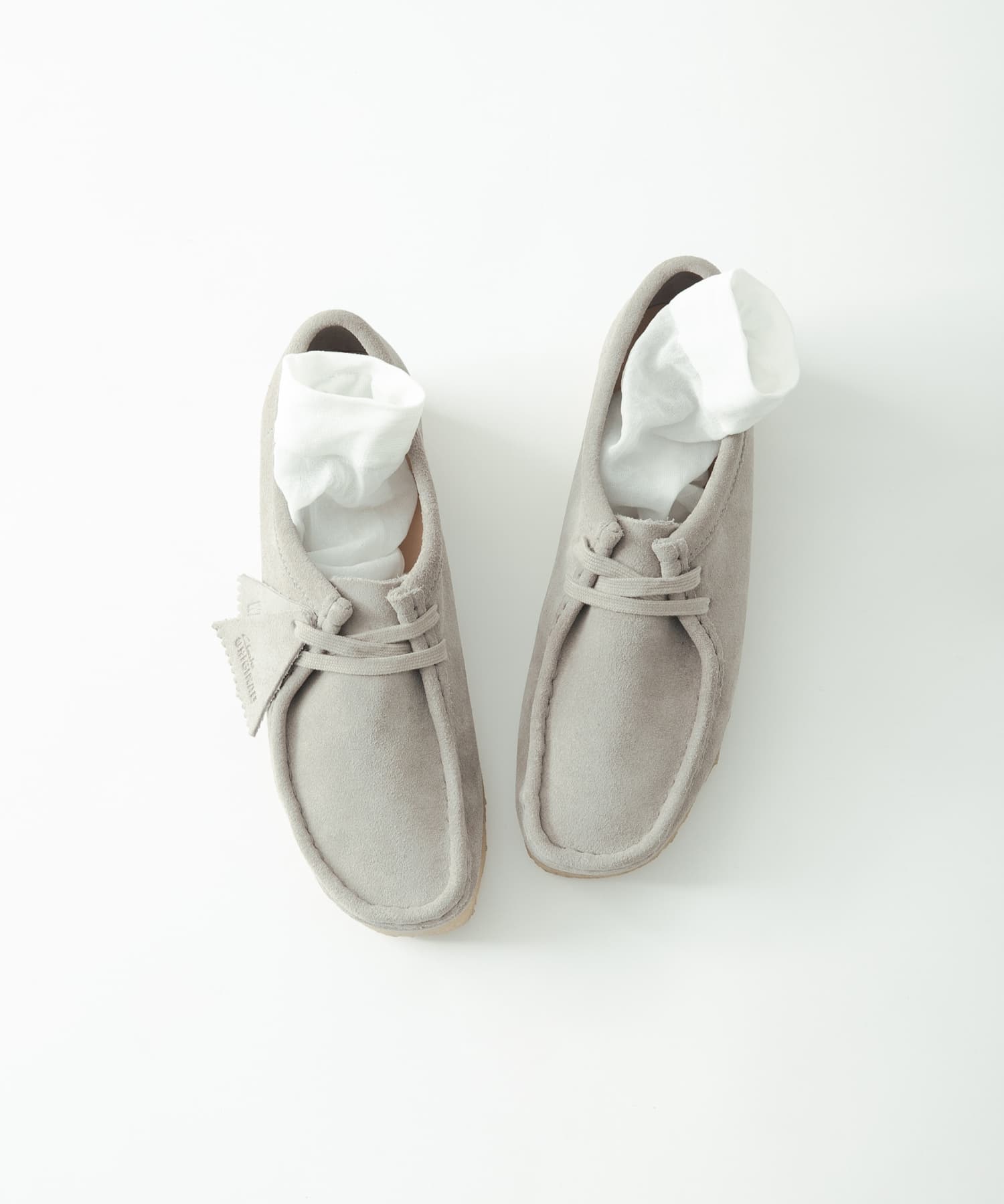 CLARKS EXCLUSIVE WALLABEE(4 P GREY SDE): シューズ｜URBAN RESEARCH