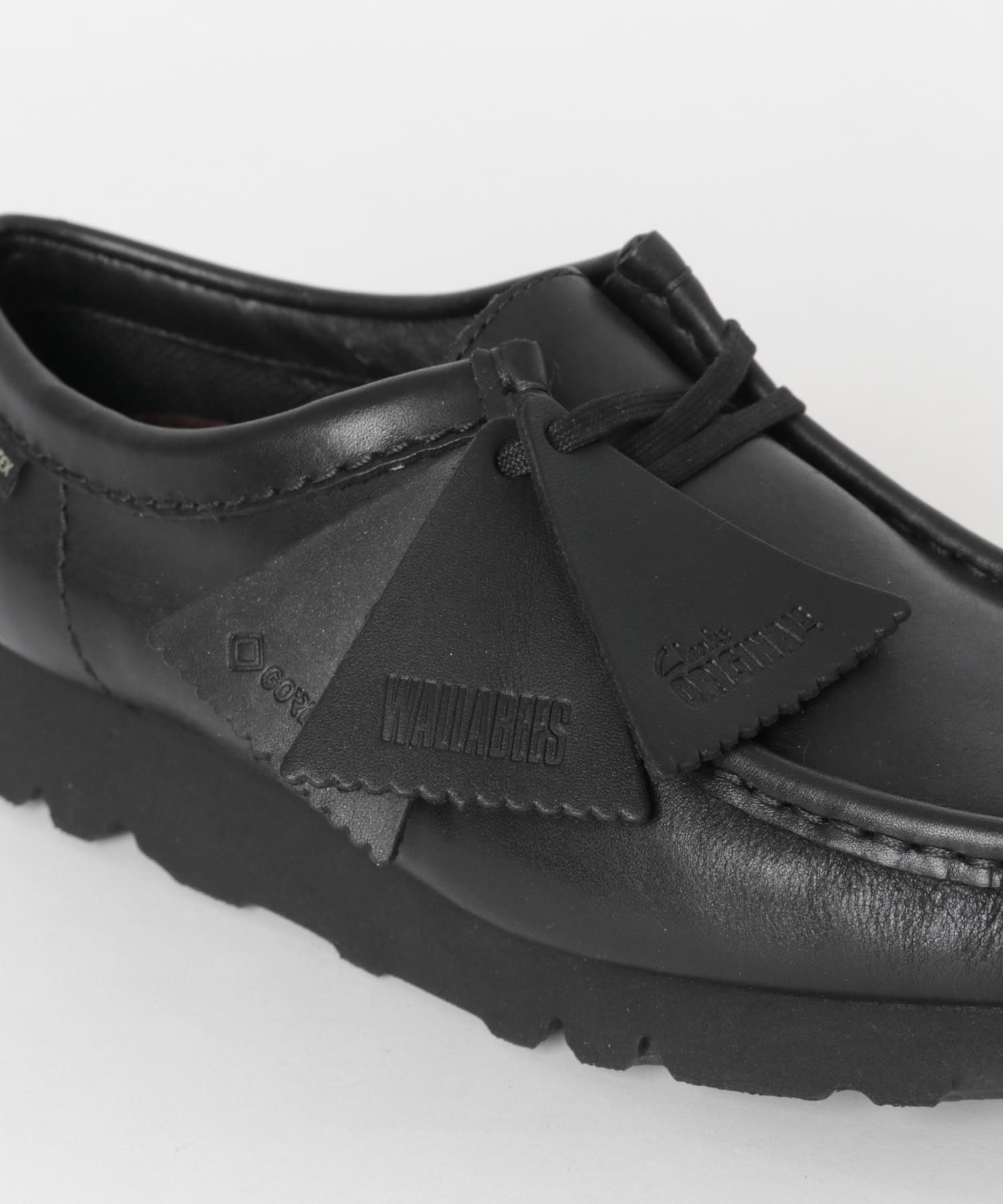 CLARKS　WALLABEE.GTX BK/BK/LEA 4.5