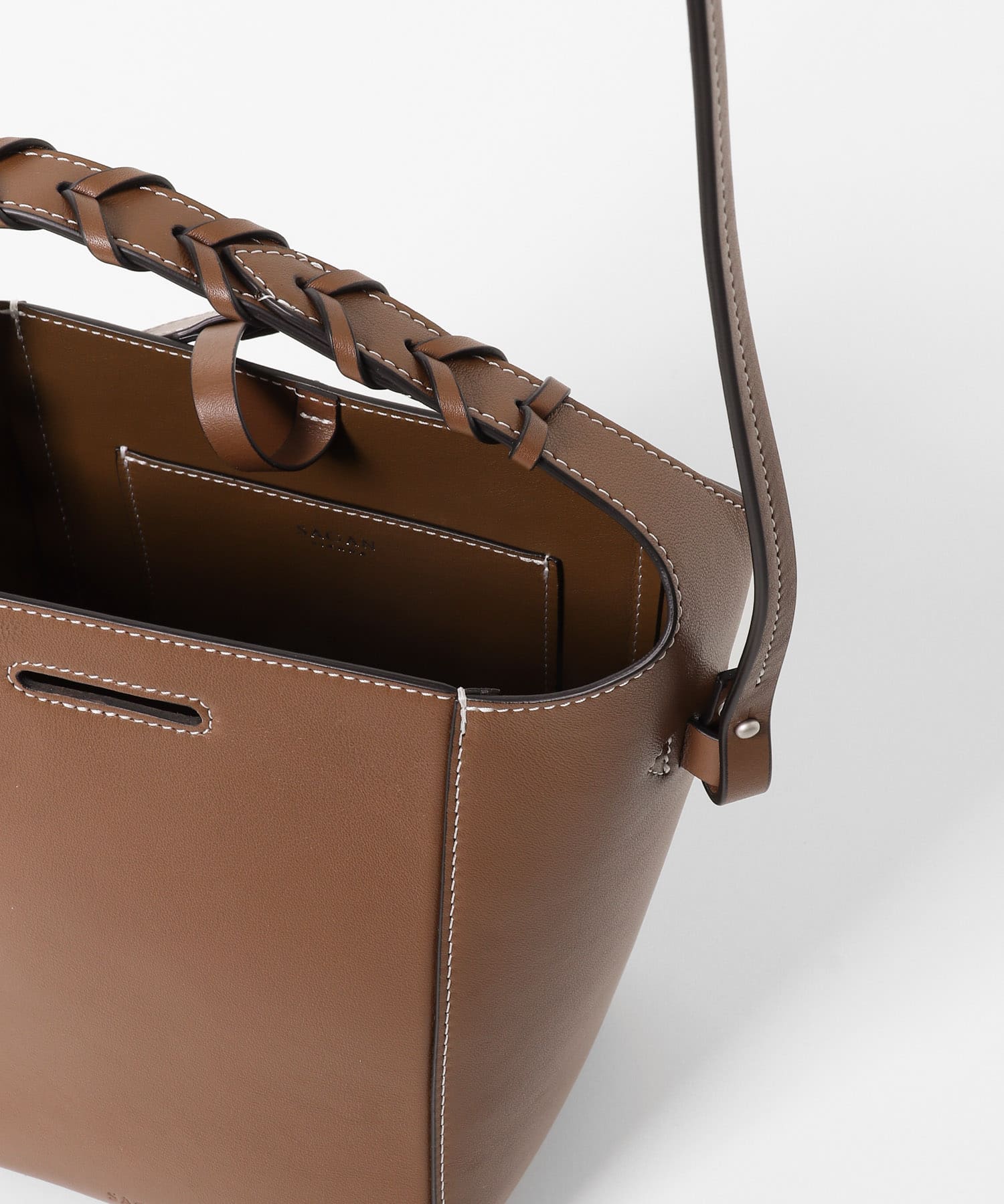 SAGAN VIENNA　REINS BUCKET BAG S CARAMELLO S