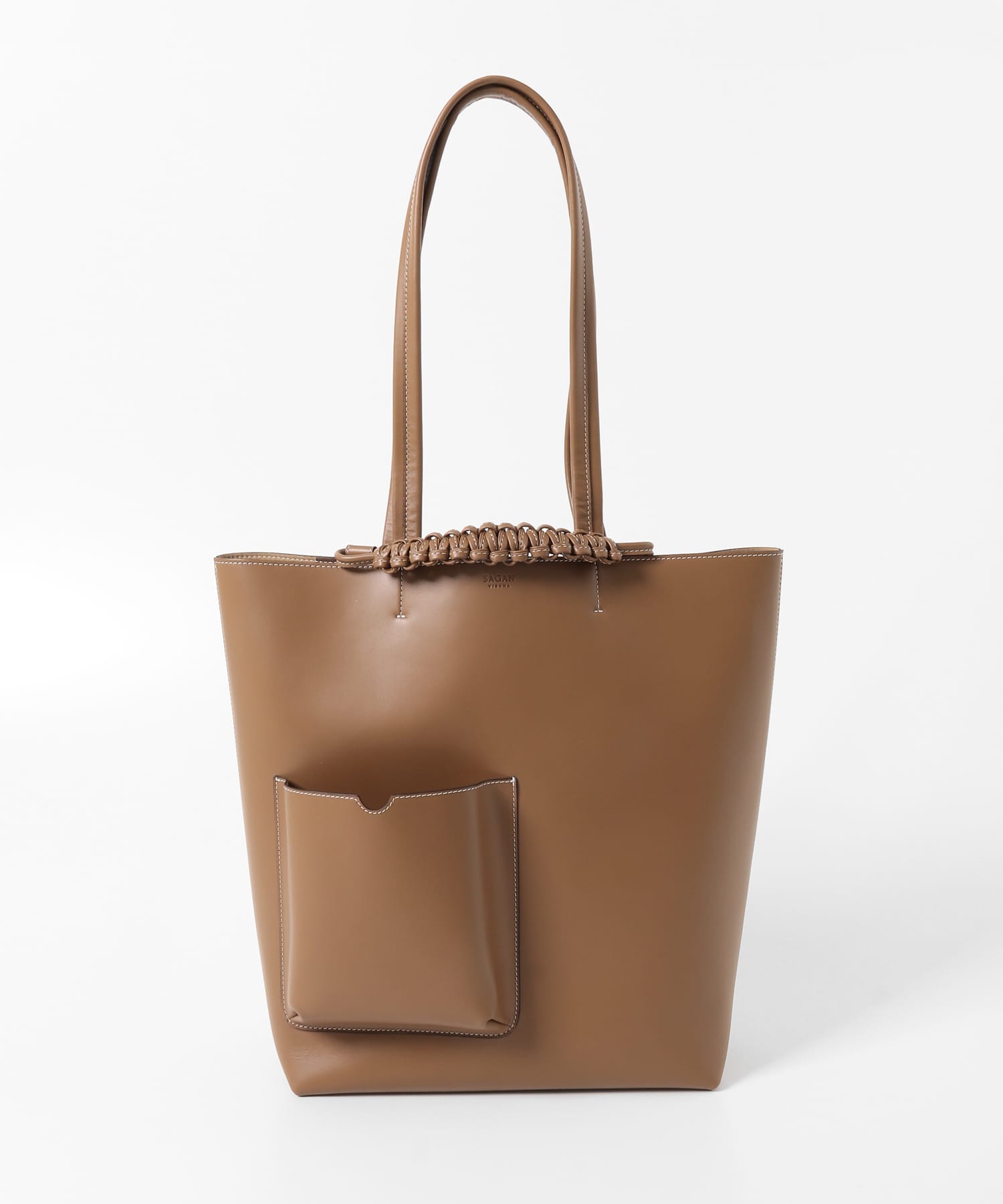 SAGAN VIENNA　PAZAR BOOK TOTE CARAMELLO -