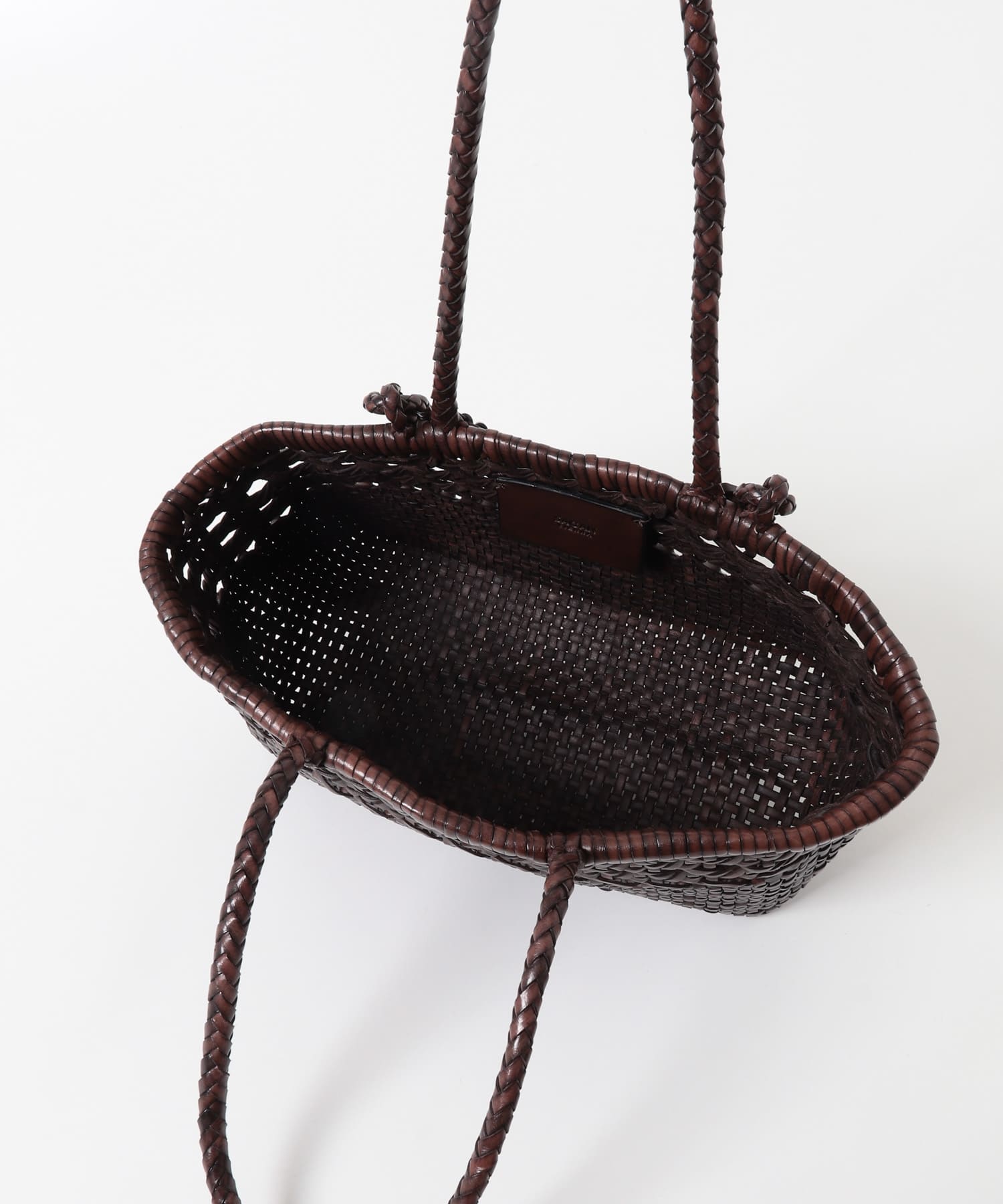 SAGAN VIENNA　PAZAR TOTE BOAT WOVEN BROWN -