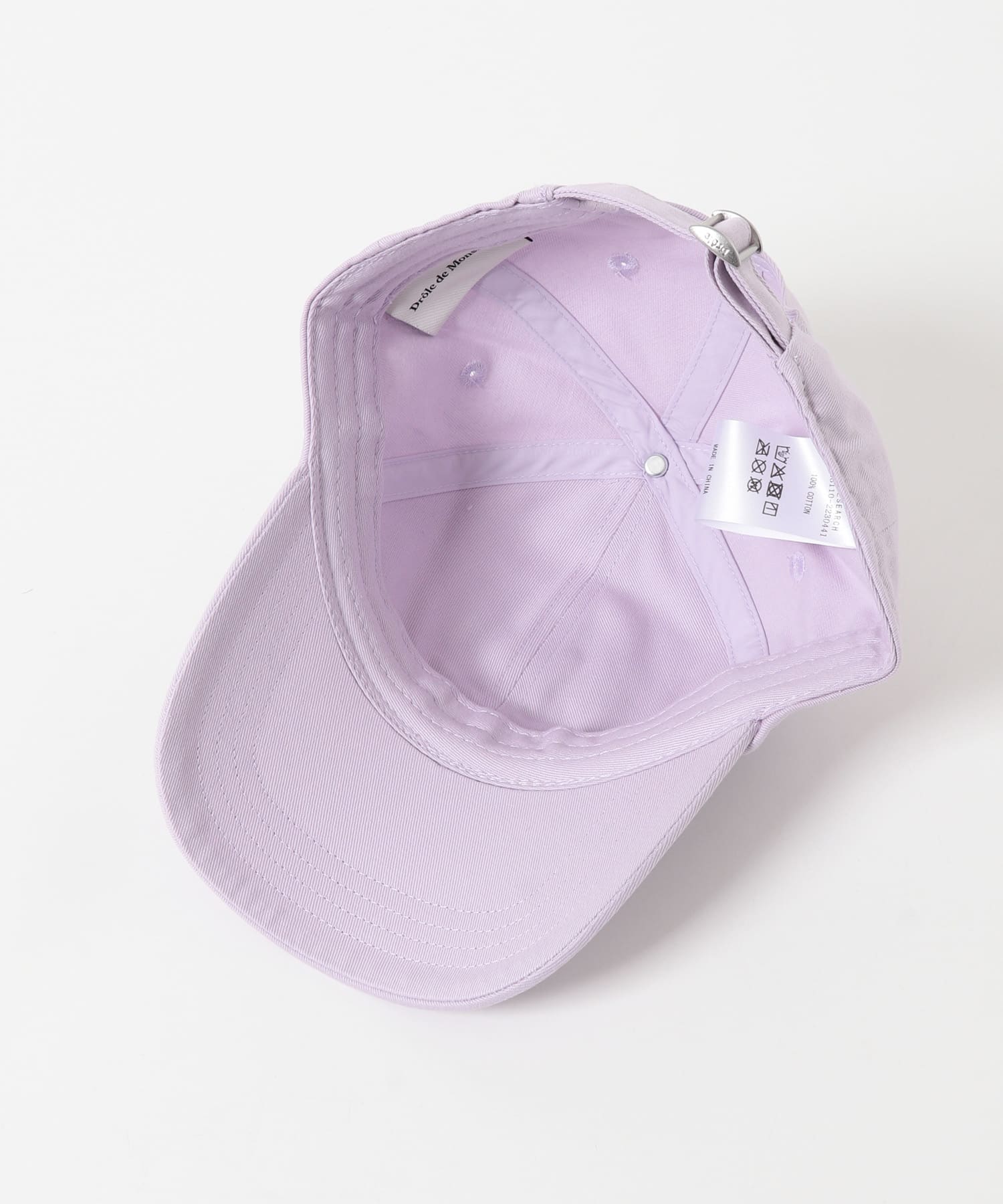 Drole de Monsieur　CASQUETTE SLOGAN LAVANDAR -