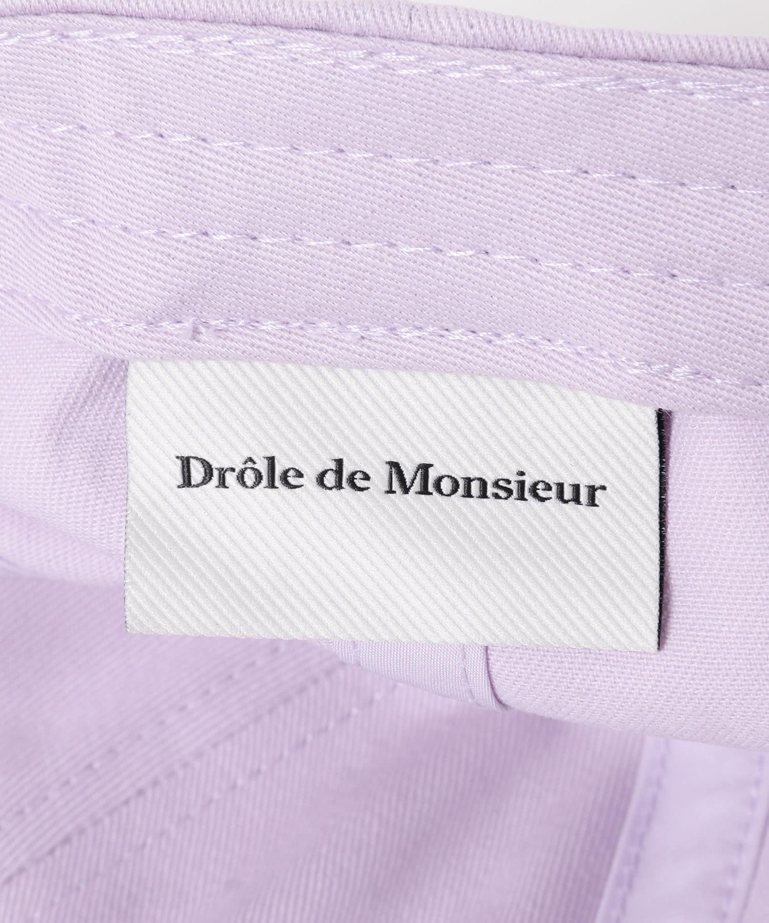 Drole de Monsieur　CASQUETTE SLOGAN LAVANDAR -