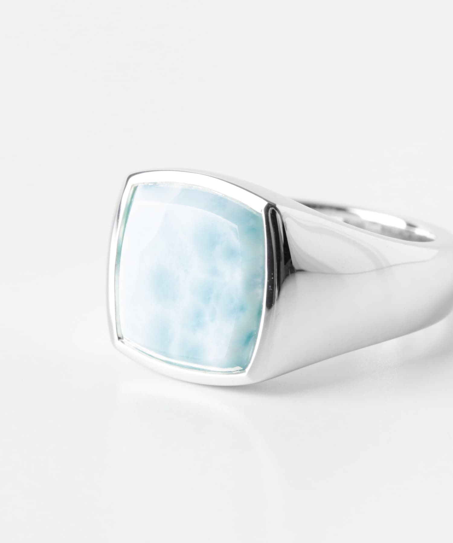 TOM WOOD　KAY RING ICE BLUE ICE BLUE 44