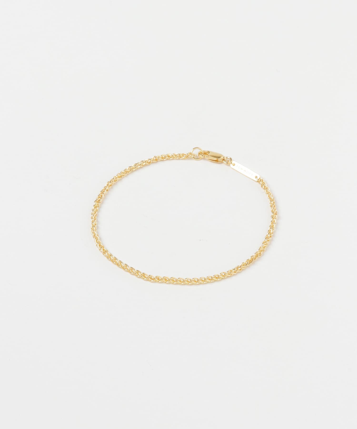TOM WOOD　SPIKE BRACELET GOLD