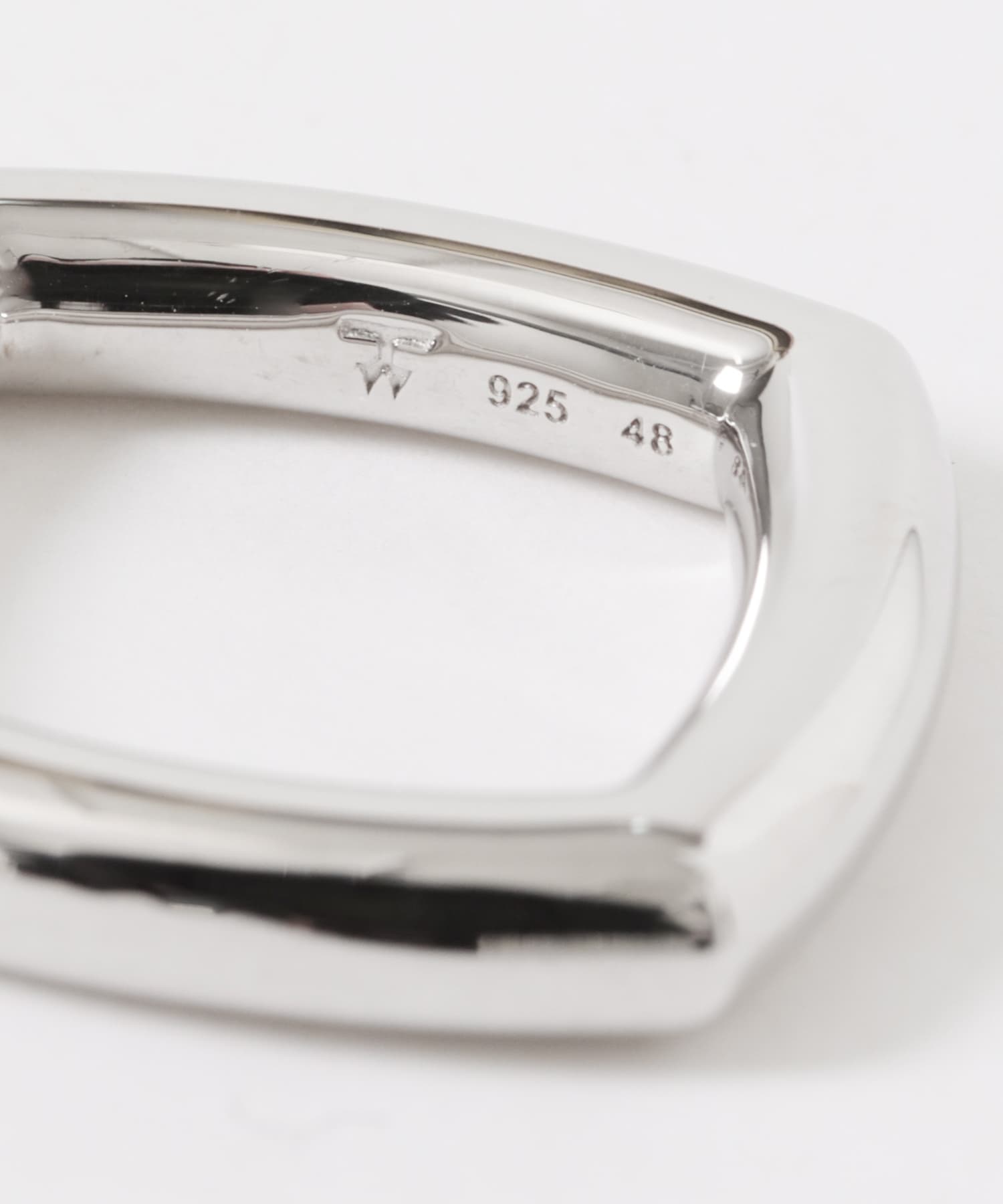 TOM WOOD　FRAME RING SLIM SILVER 46