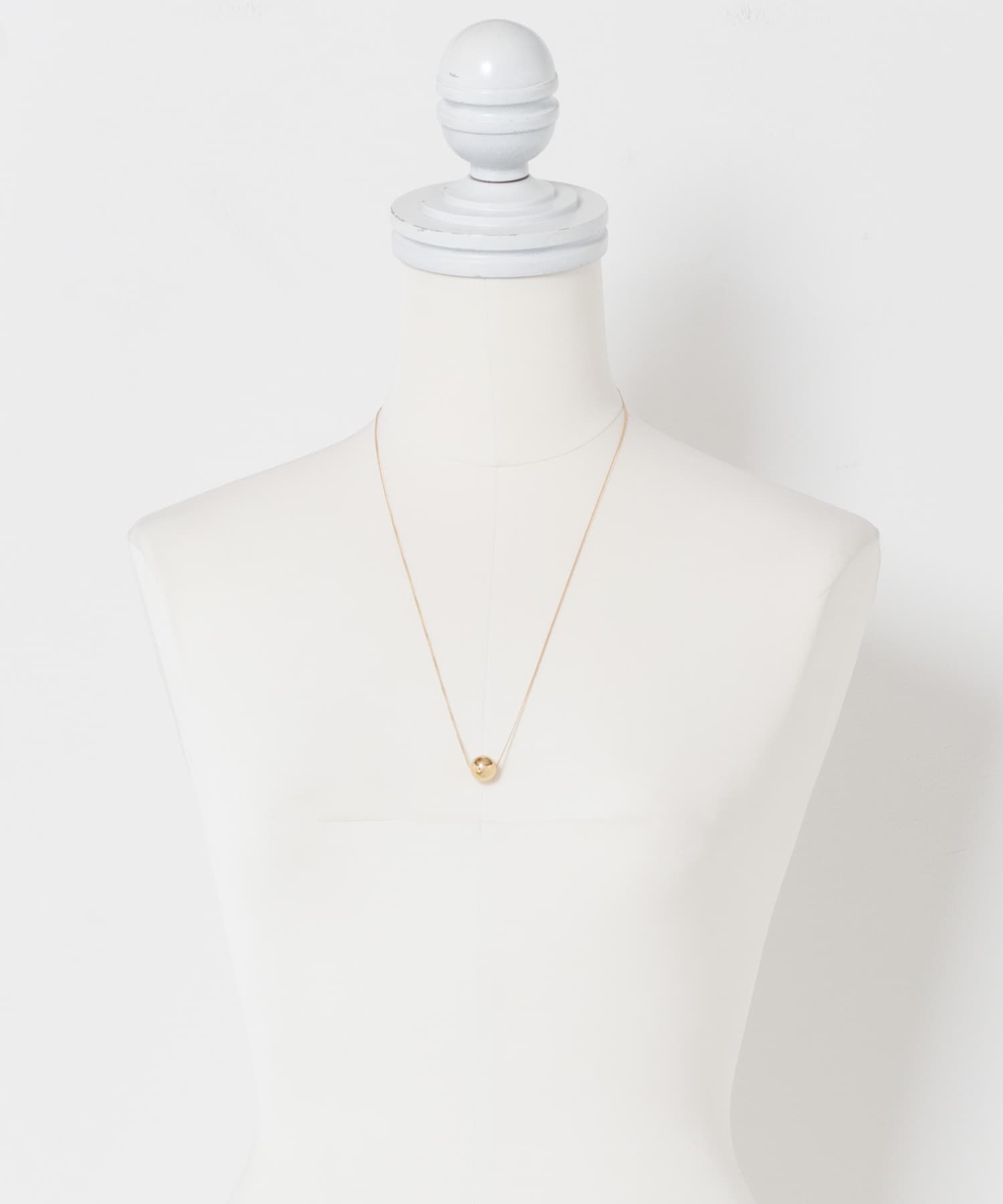 PLOW　BALLOON NECKLACE GOLD -