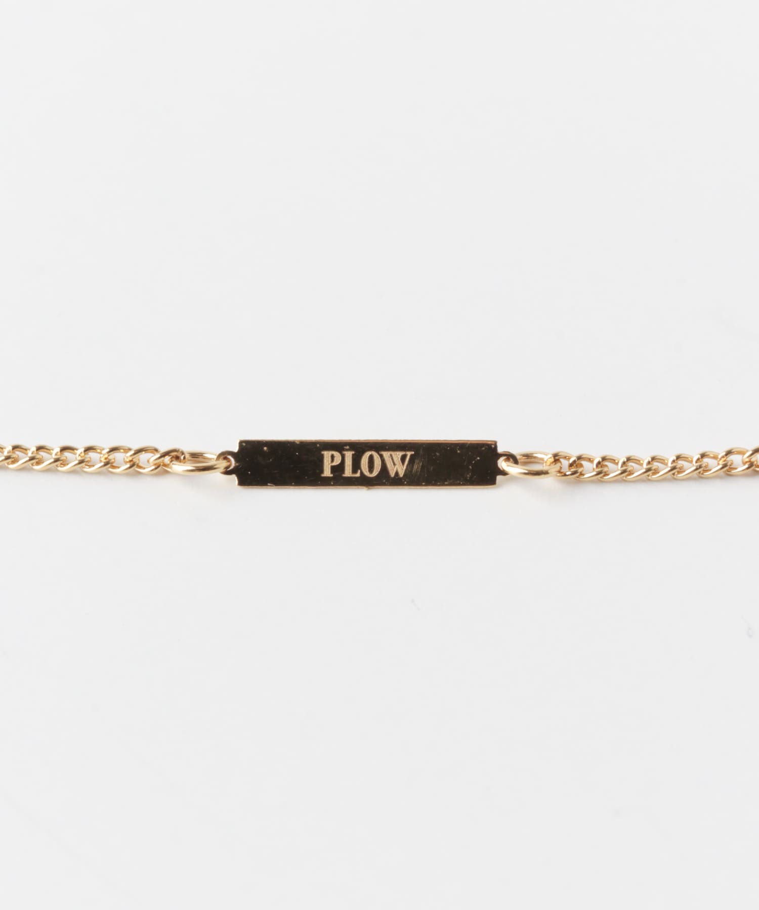 PLOW　BALLOON NECKLACE GOLD -