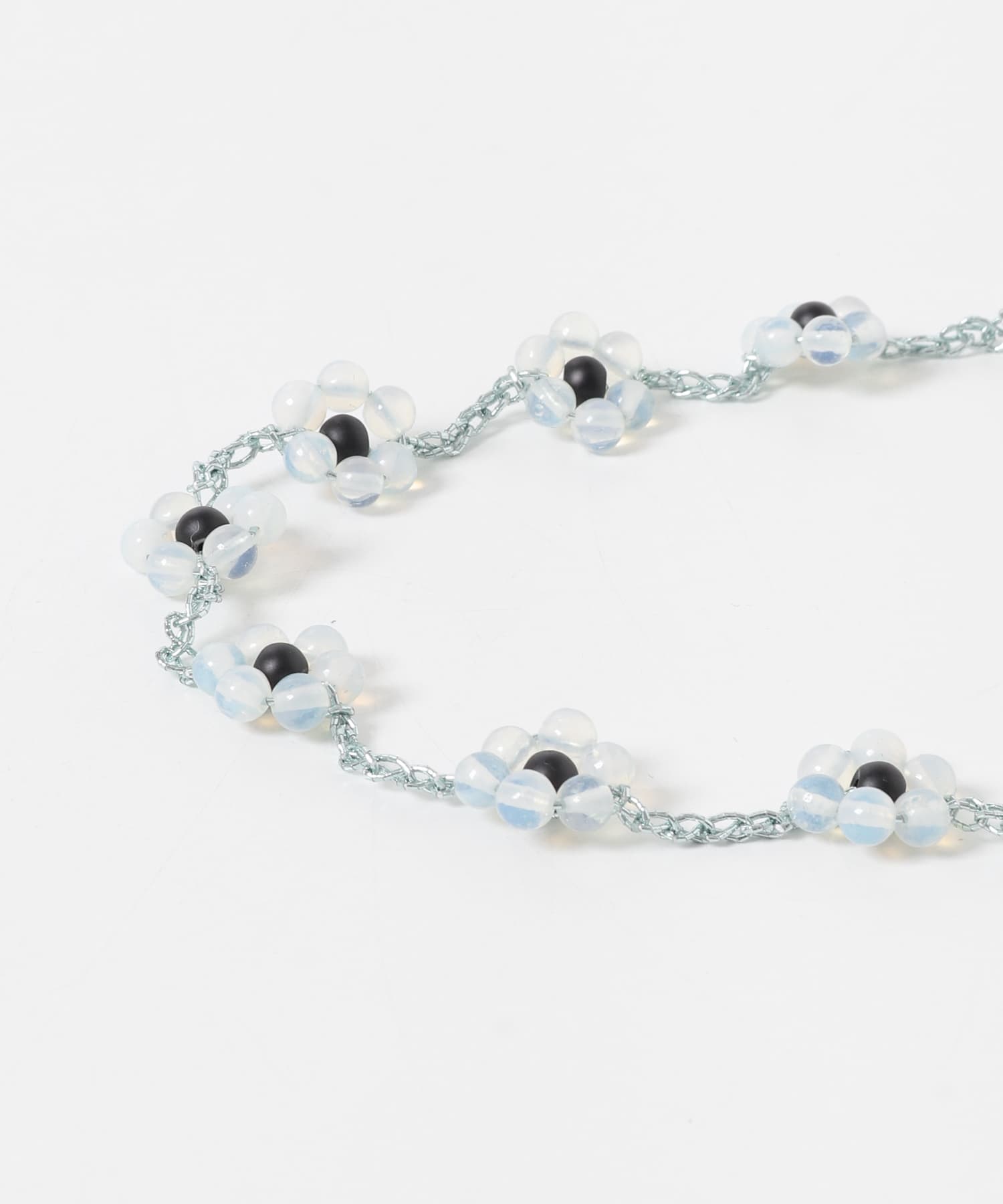 PROTCOL　FLOWER NECKLACE MINT -