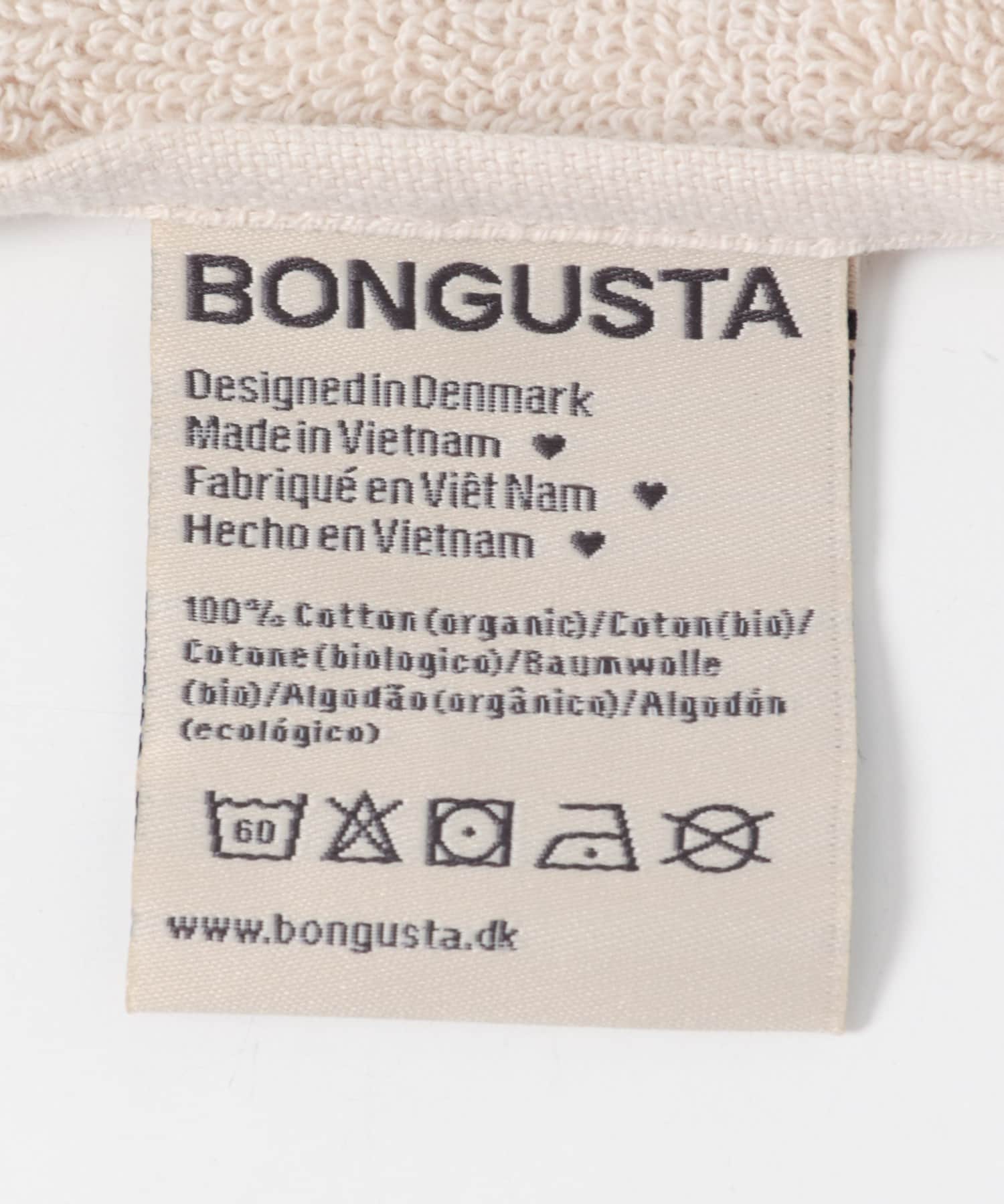 BONGUSTA　NARAM WASH CLOTH CREAM INK -