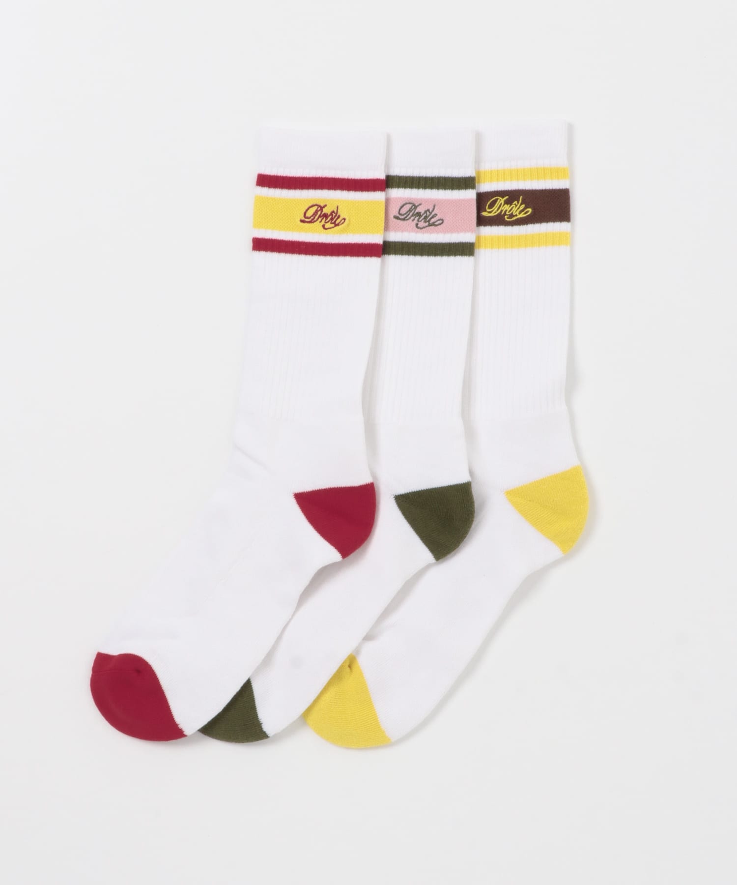 Drole de Monsieur　LA CHAUSSETTE DROLE RAYEE MULTICOLOR -