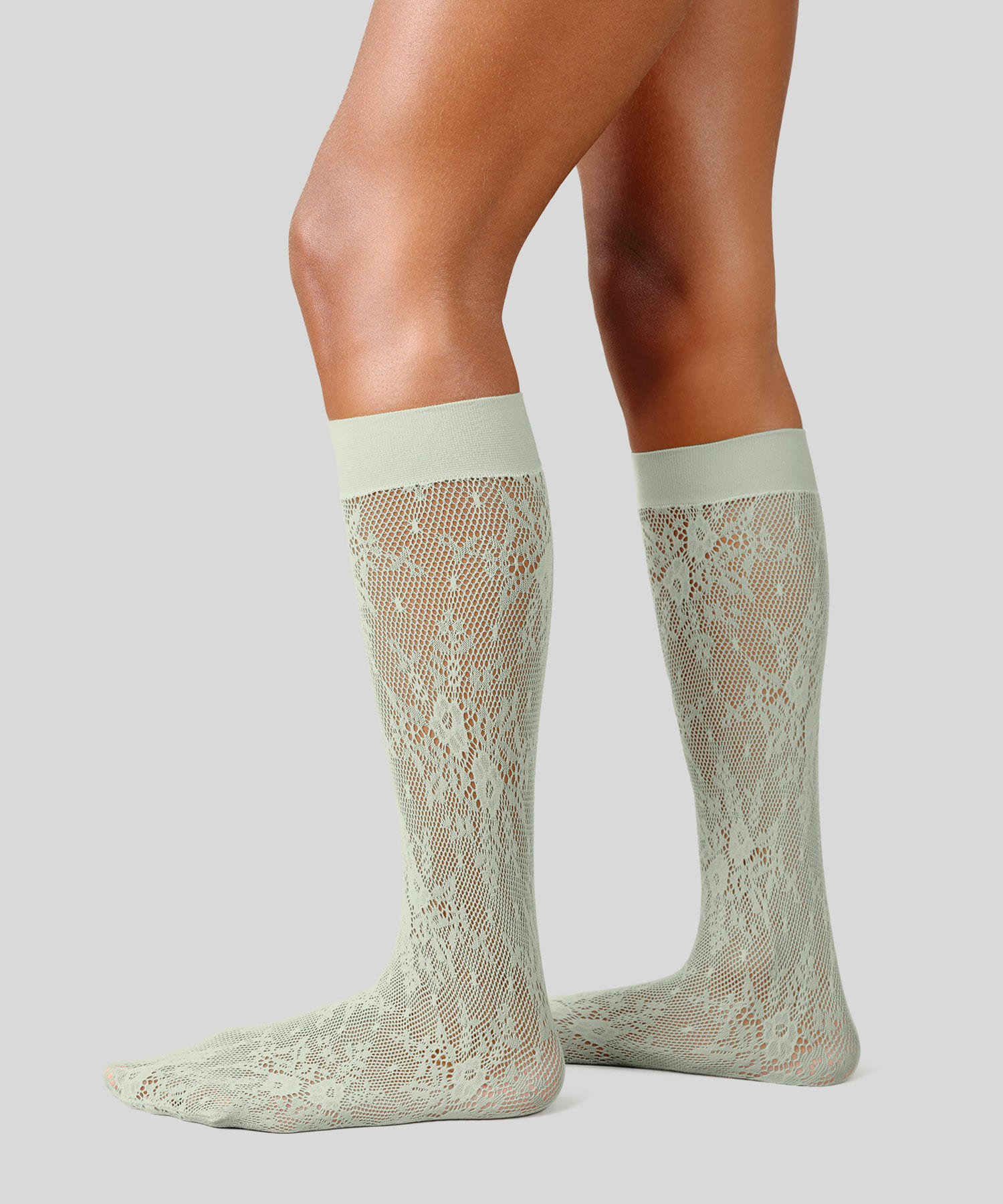SWEDISH STOCKINGS　ROSA LACE KNEE HIGHS