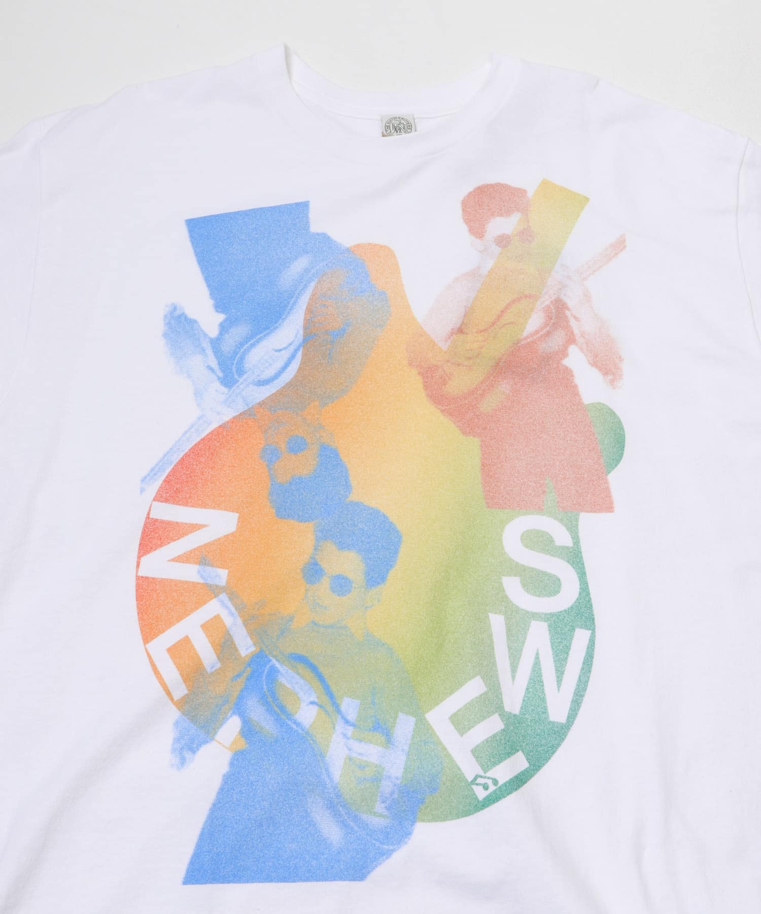 The DUFFER N NEPHEWS MESH FOOTBALL T-SHIRTS(S WHITE): トップス