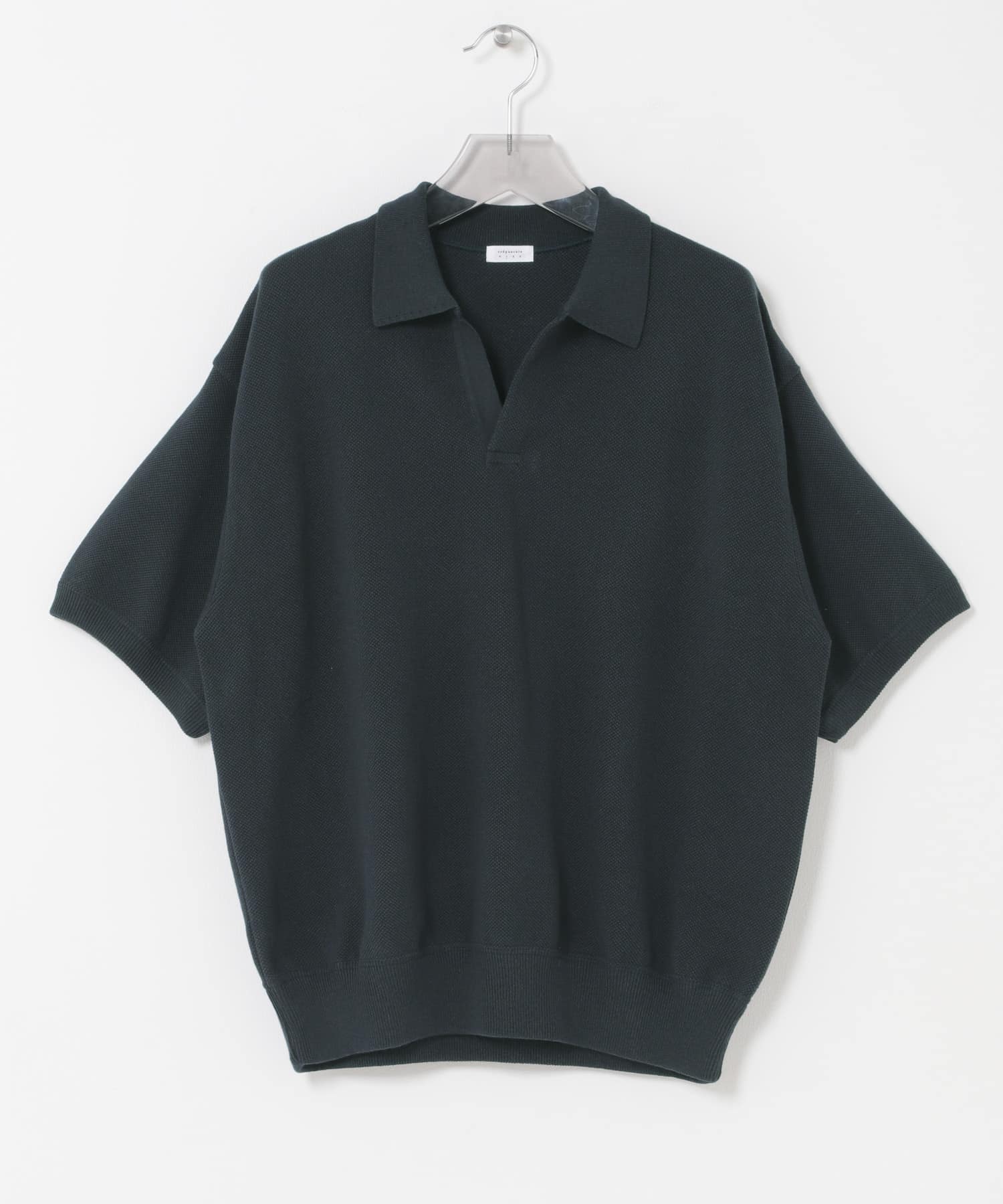crepuscule　Co/Ra Moss Stitch Skipper D.GREEN 1