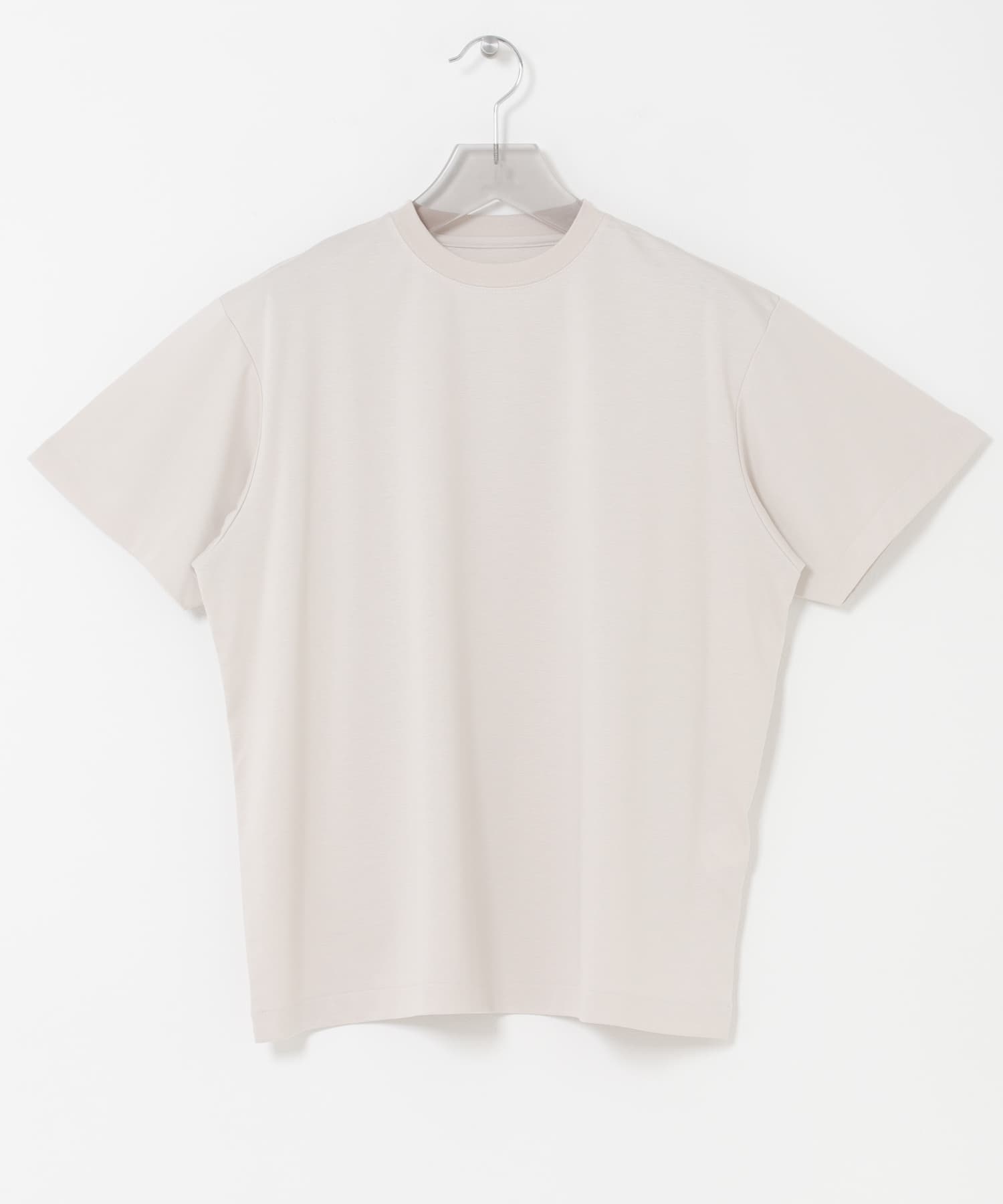 FUJI　SUPIMA COTTON SHORT-SLEEVE T-SHIRTS IVORY 4
