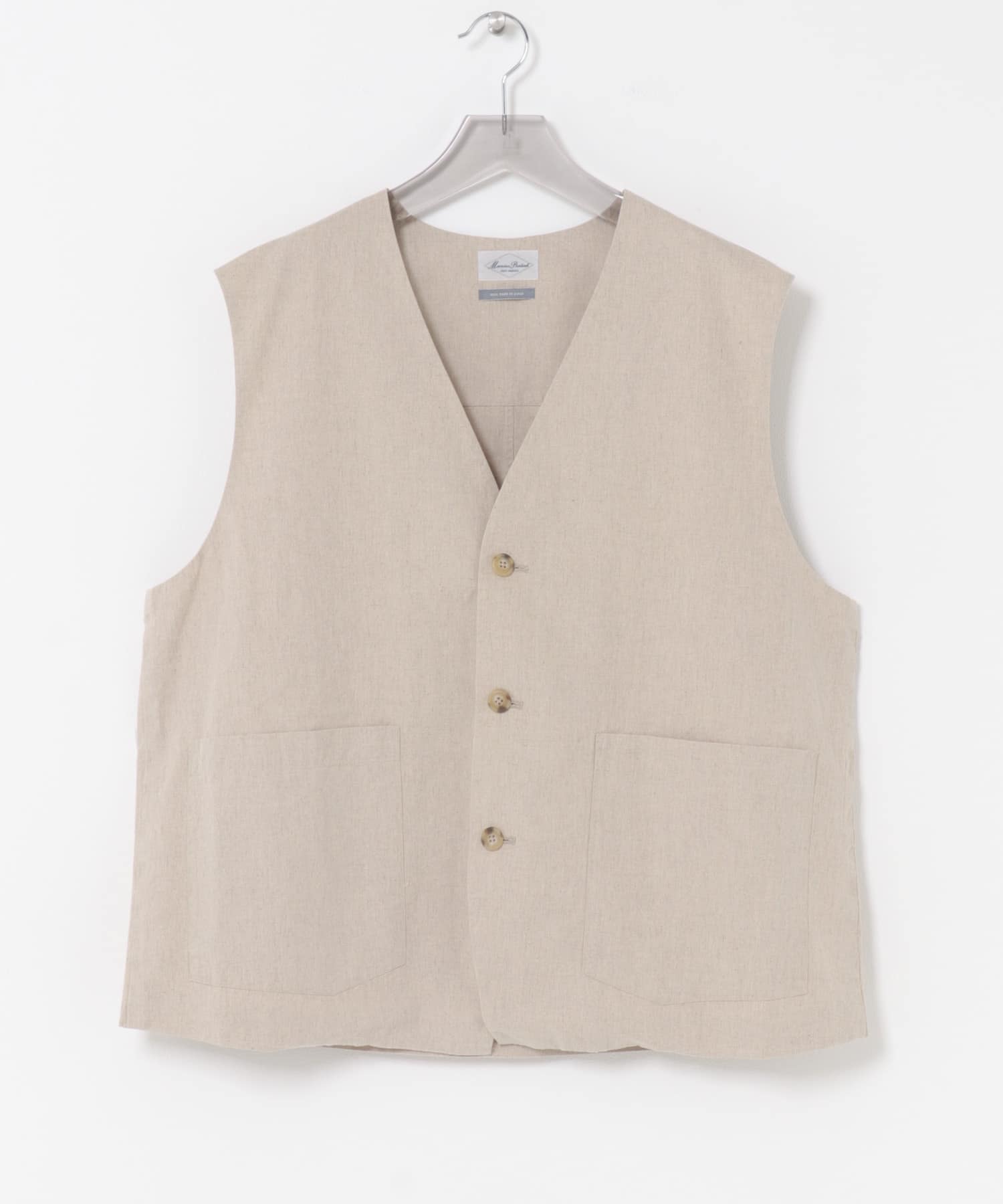 MARVINE PONTIAK Shirt Makers ジレベスト 未使用品 Marvine Pontiak Shirt Makers VEST(One SOBA): トップス｜URBAN