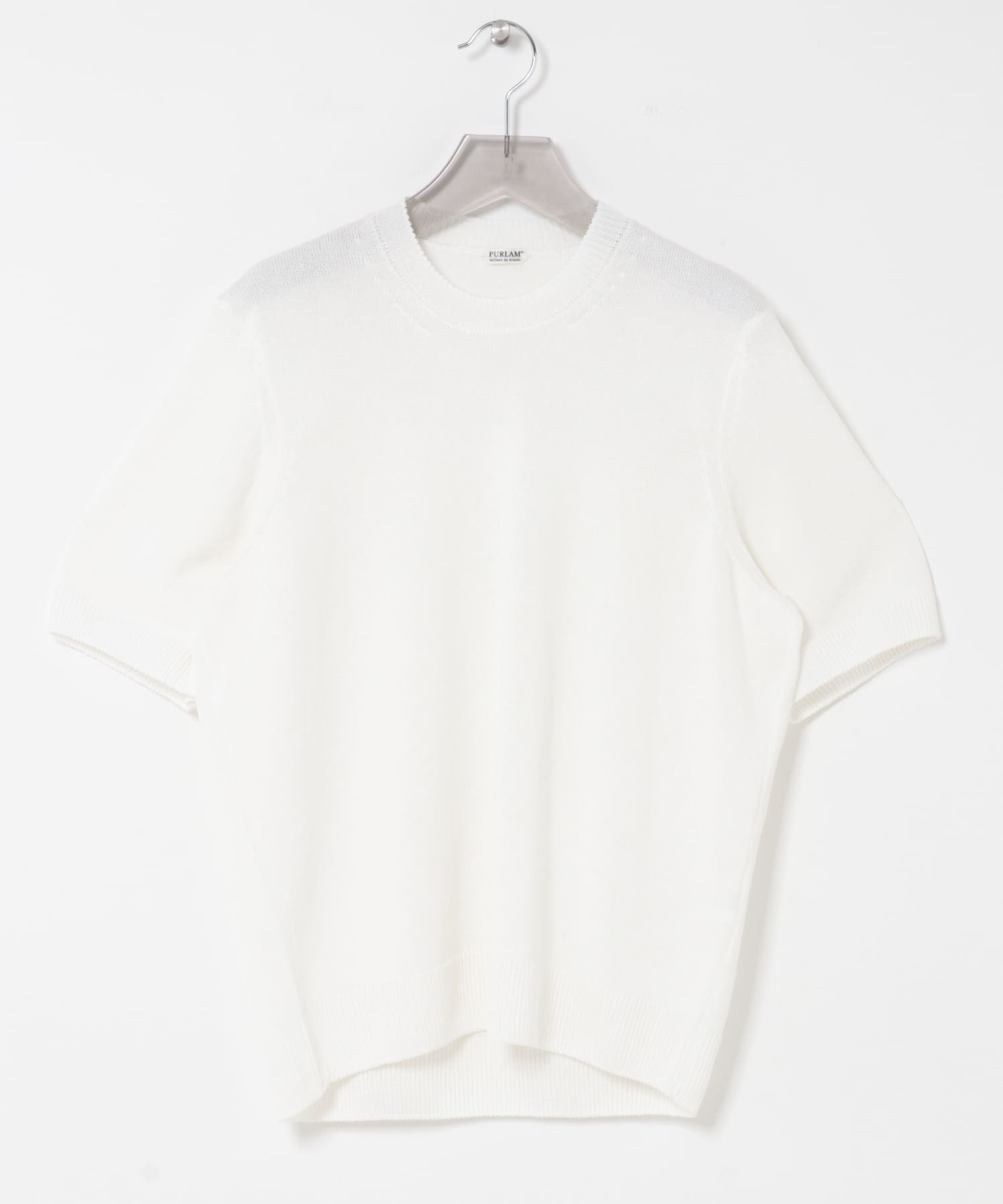 PURLAM　WASHI M-G TENJIKU CREW-NECK SHORT-SLEEVE