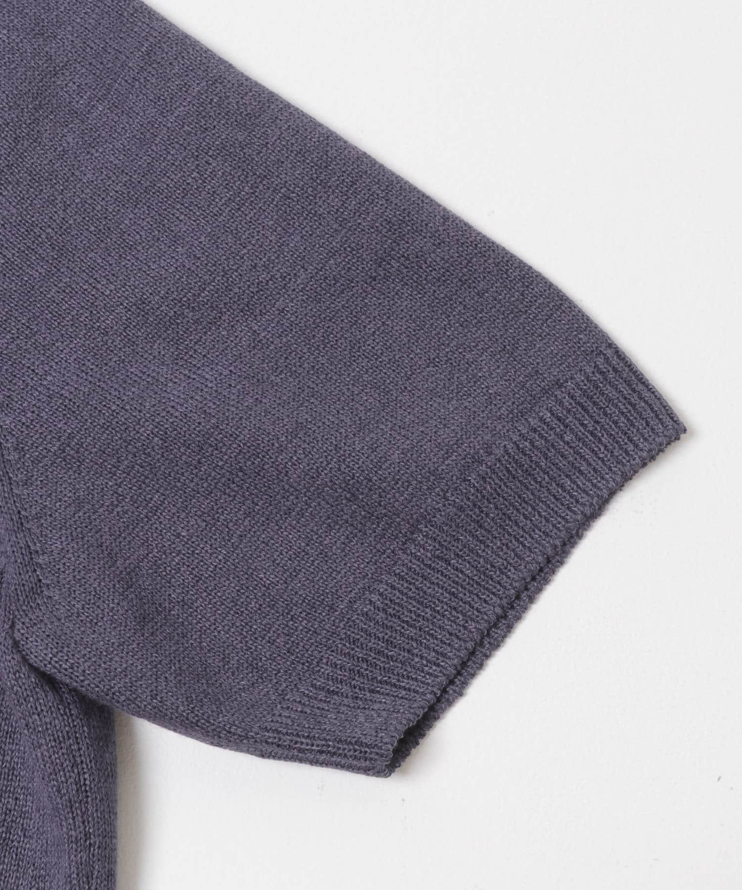 PURLAM　WASHI M-G TENJIKU CREW-NECK SHORT-SLEEVE B.PURPLE 2