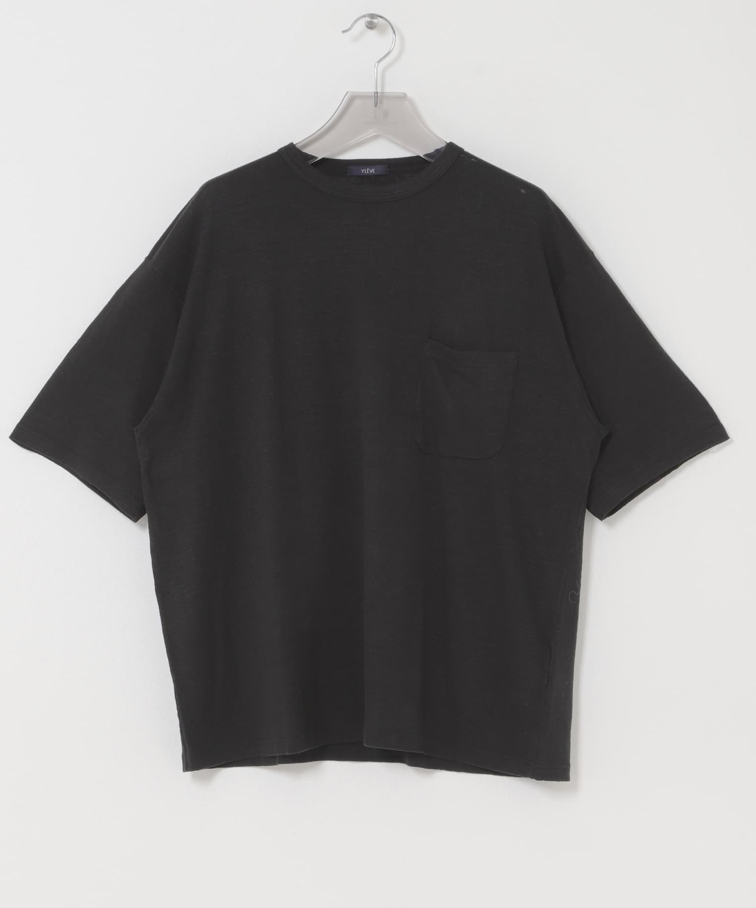YLEVE　LINEN POCKET T-SHIRTS