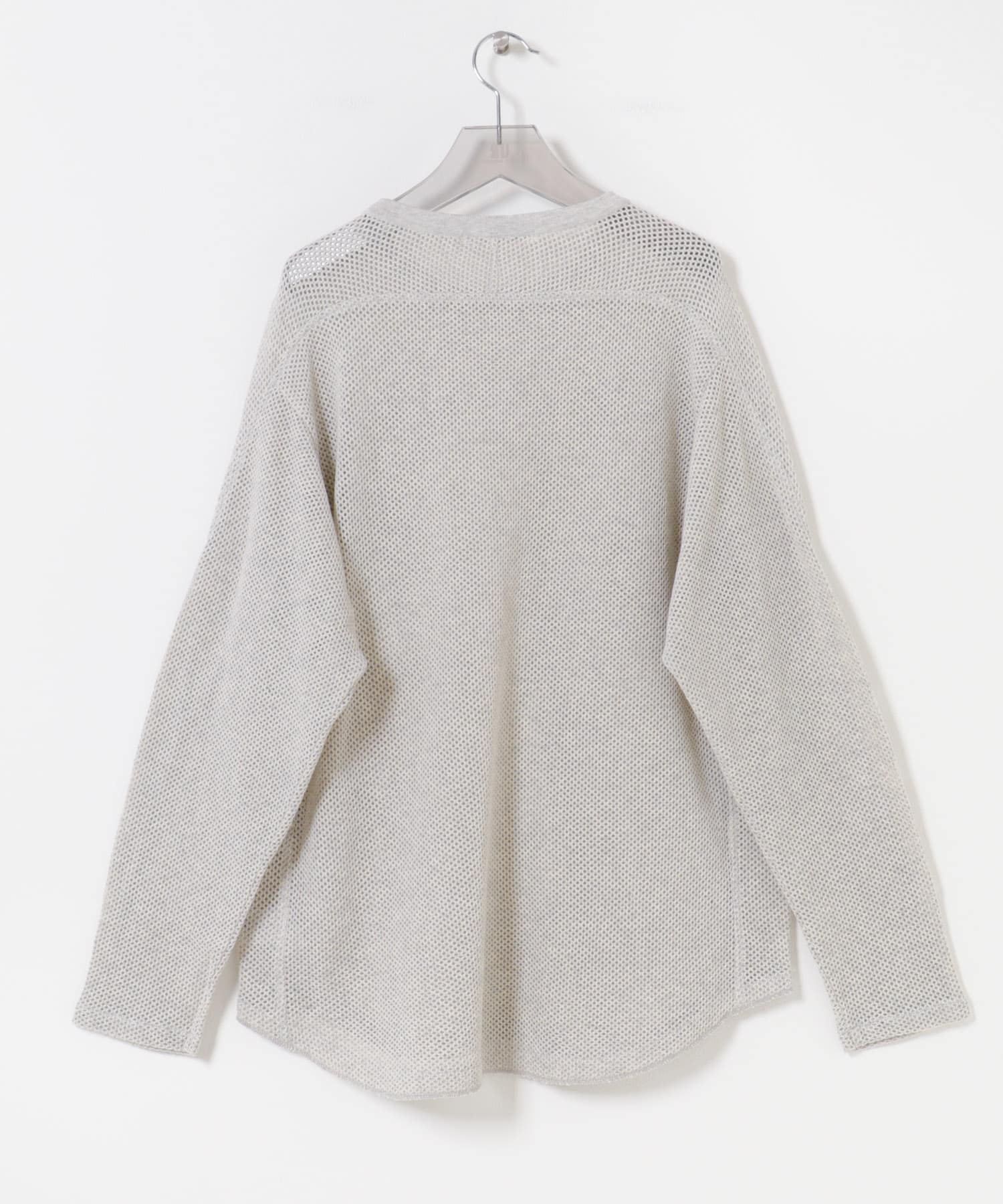 SEVEN BY SEVEN　FOOTBALL KNIT T-SHIRTS LONG-SLEEVE 030 WHITE M