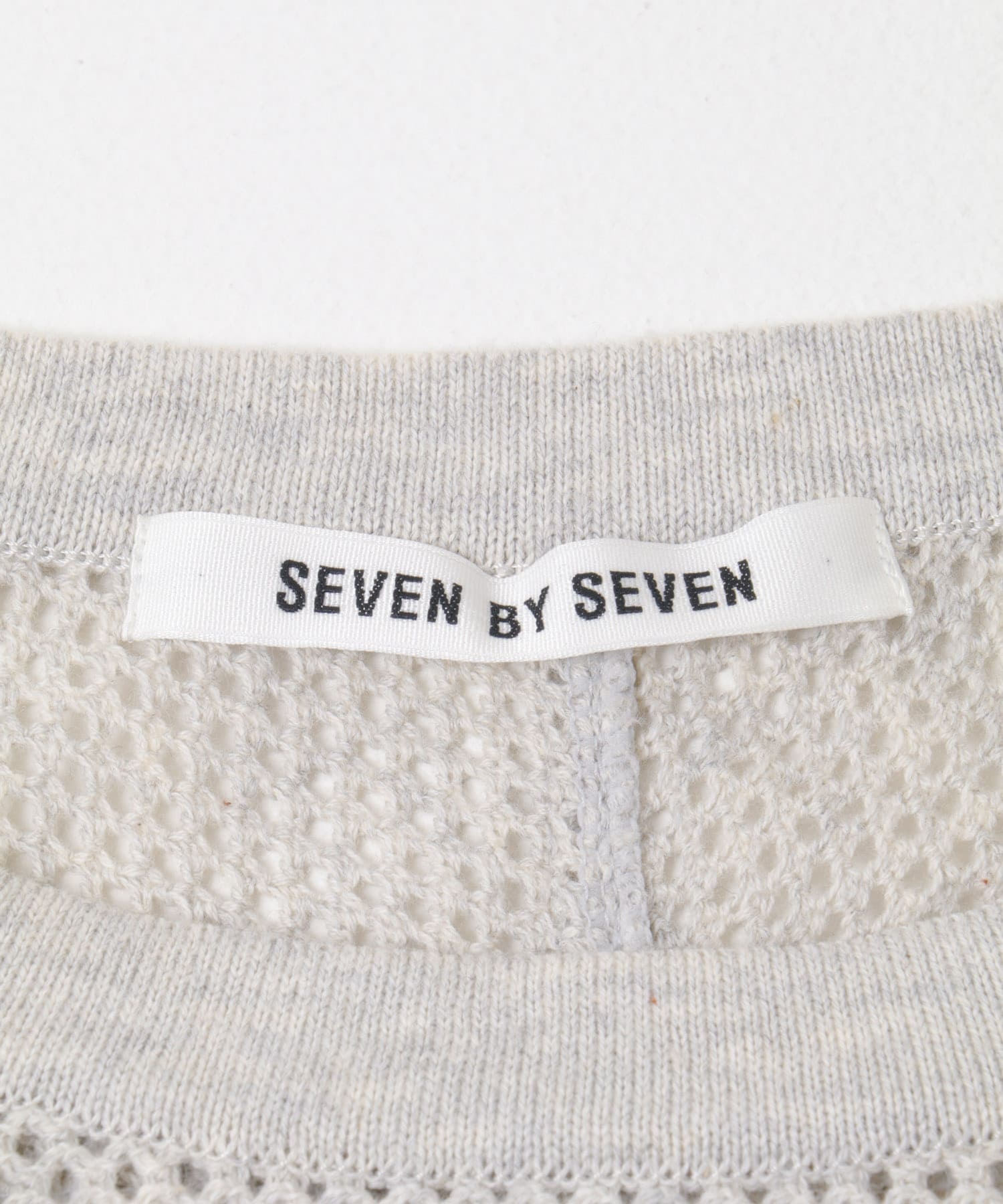SEVEN BY SEVEN　FOOTBALL KNIT T-SHIRTS LONG-SLEEVE 030 WHITE M