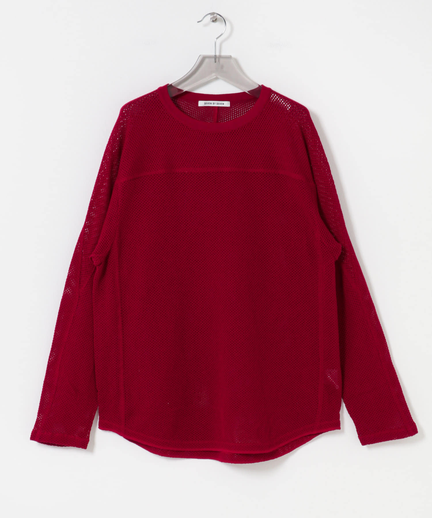 SEVEN BY SEVEN　FOOTBALL KNIT T-SHIRTS LONG-SLEEVE 070 BGD M