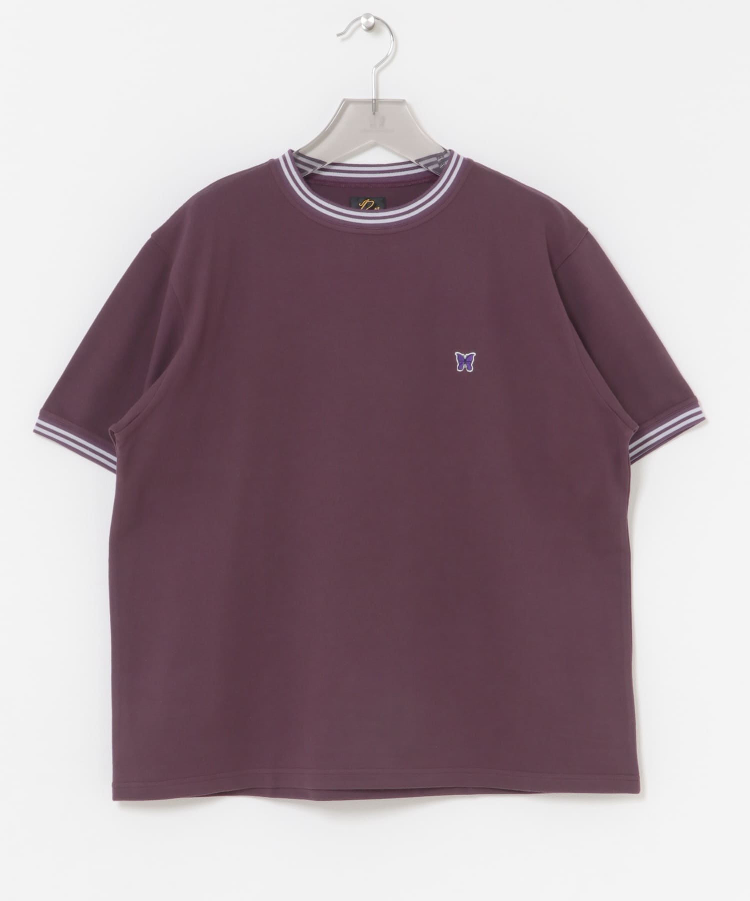 Needles　RINGER T-SHIRTS PURPLE S