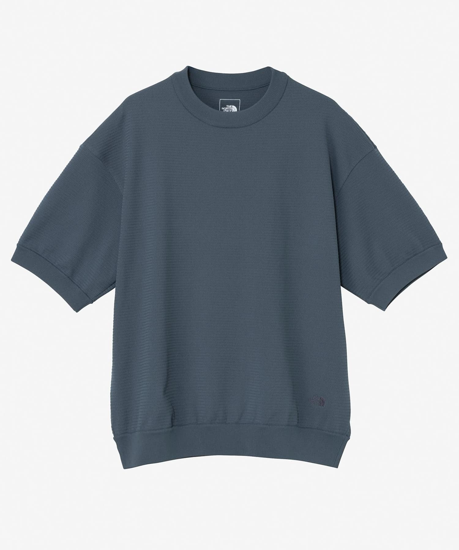 THE NORTH FACE　SHORT-SLEEVE RIPPLE KNIT CREW