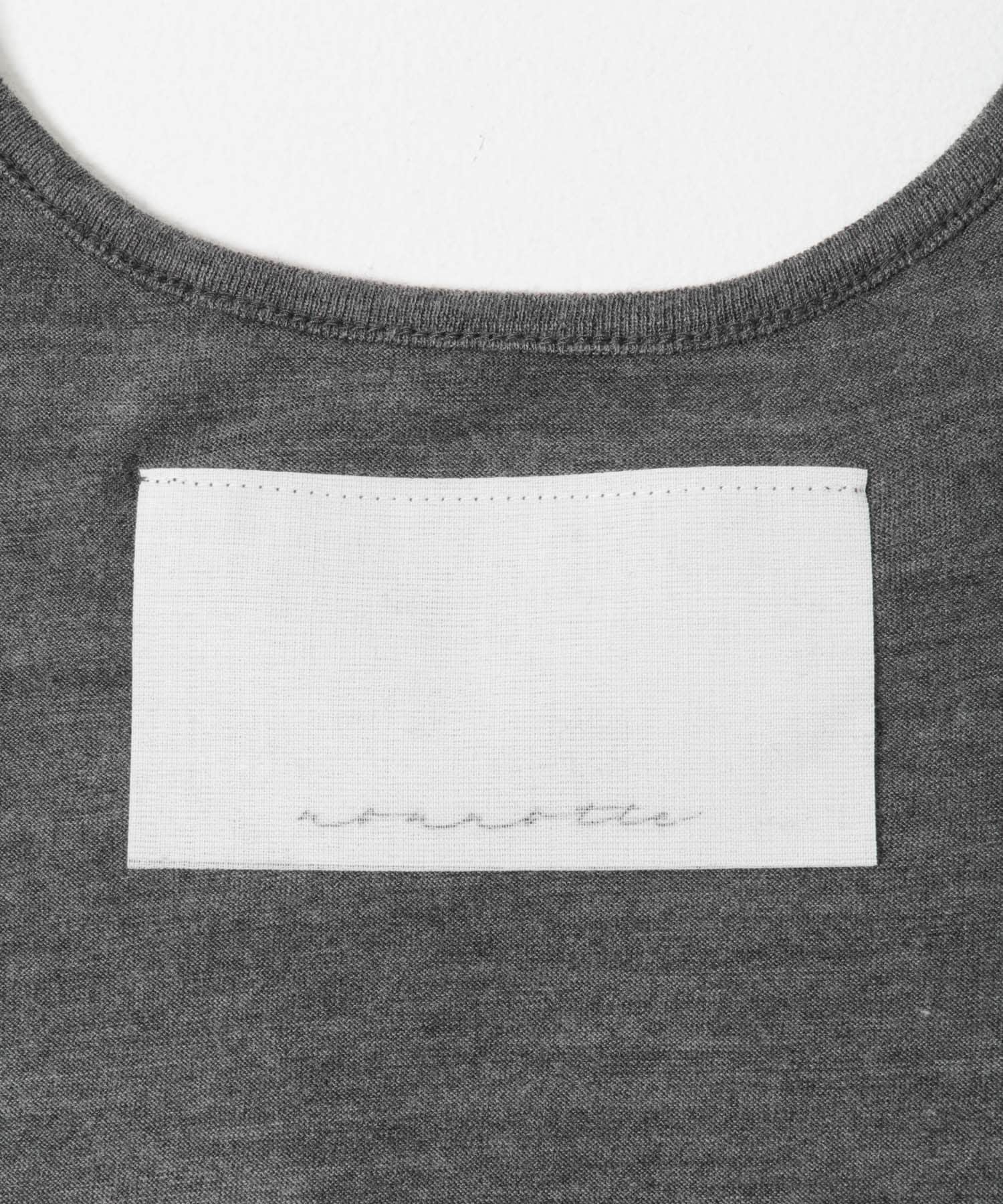 nonnotte　STANDARD TANK TOP CHARCOAL 4