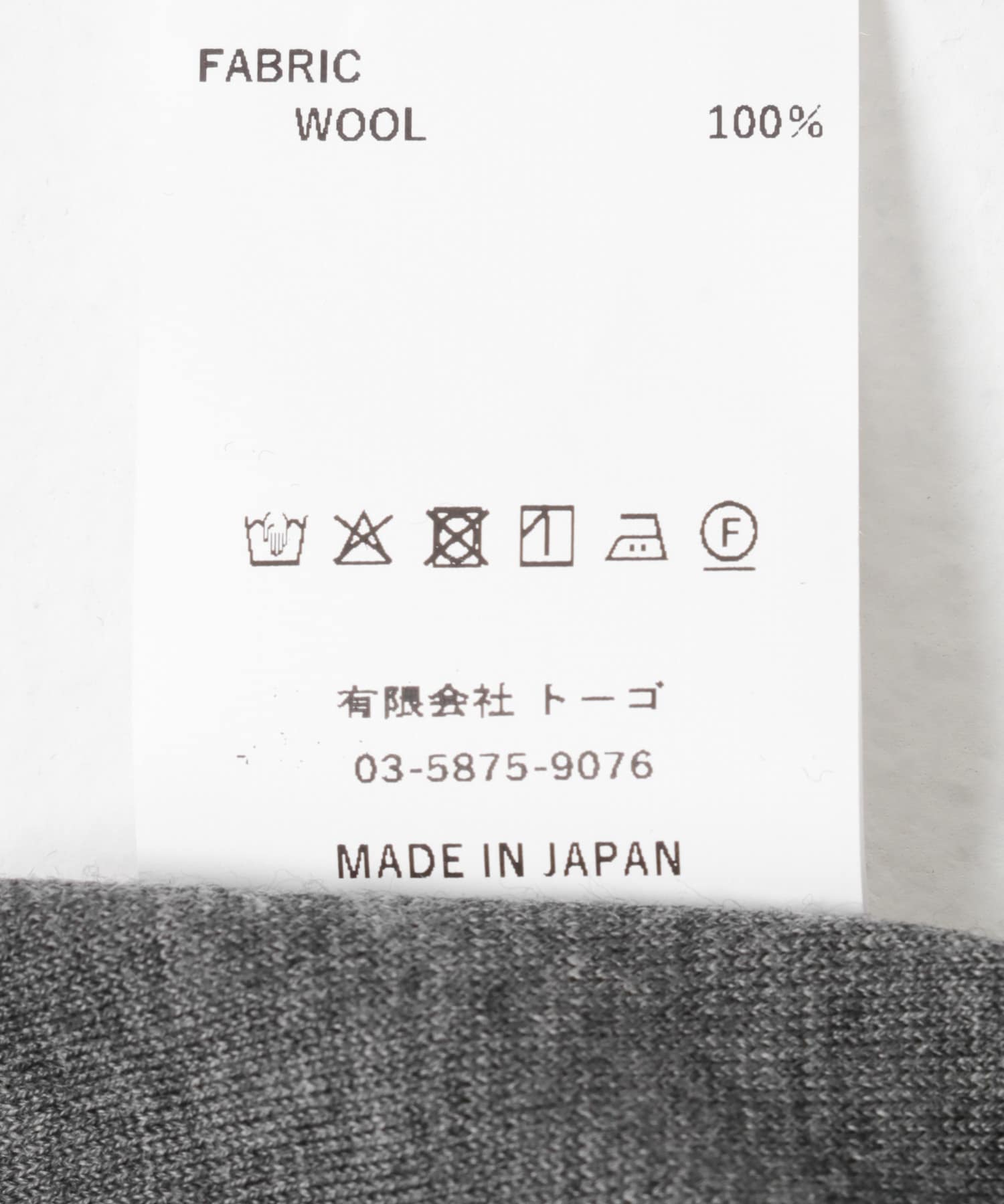 nonnotte　STANDARD TANK TOP CHARCOAL 4